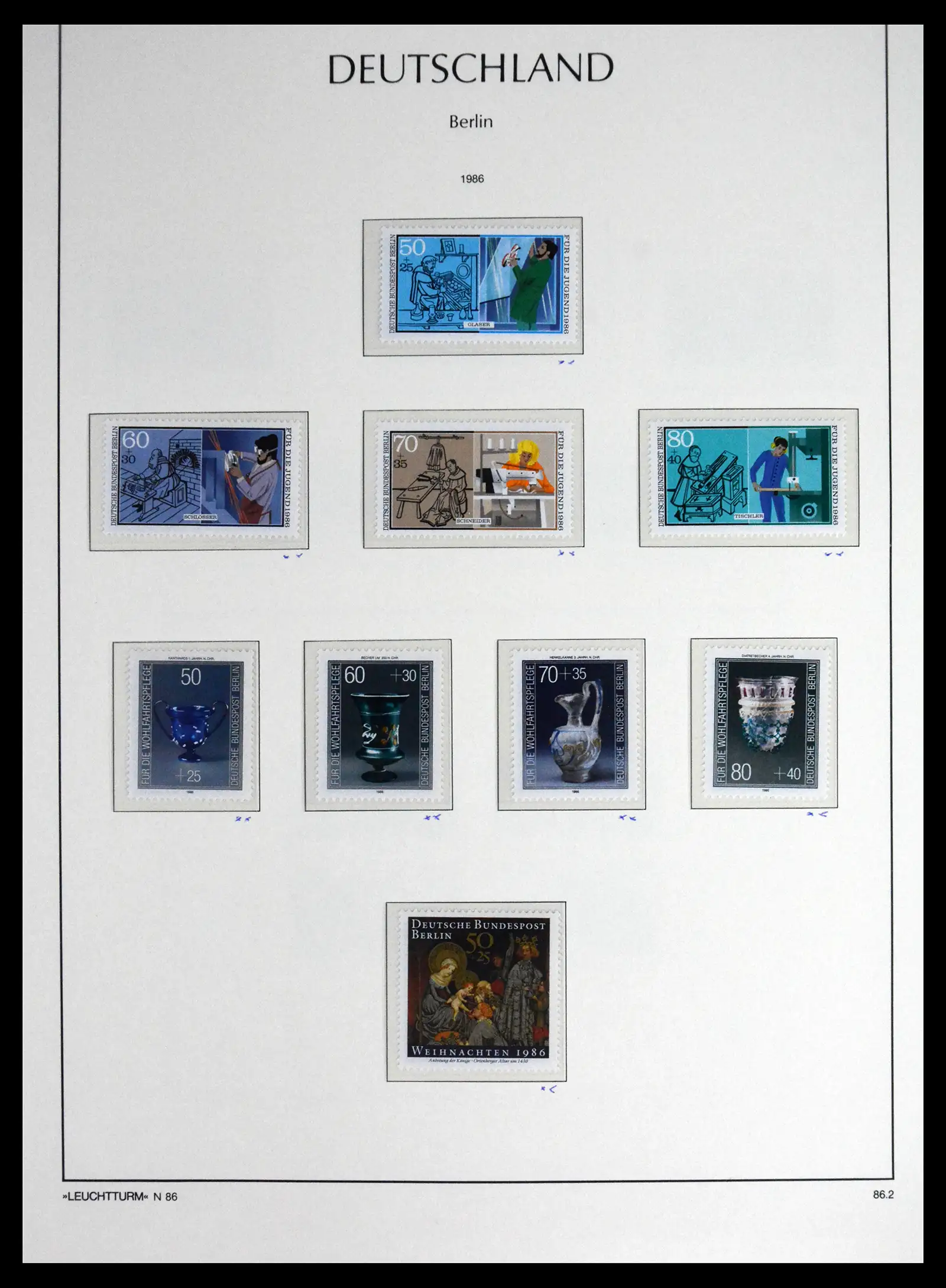 41703 0072 - Stamp collection 41703 Berlin complete mnh 1948-1990.