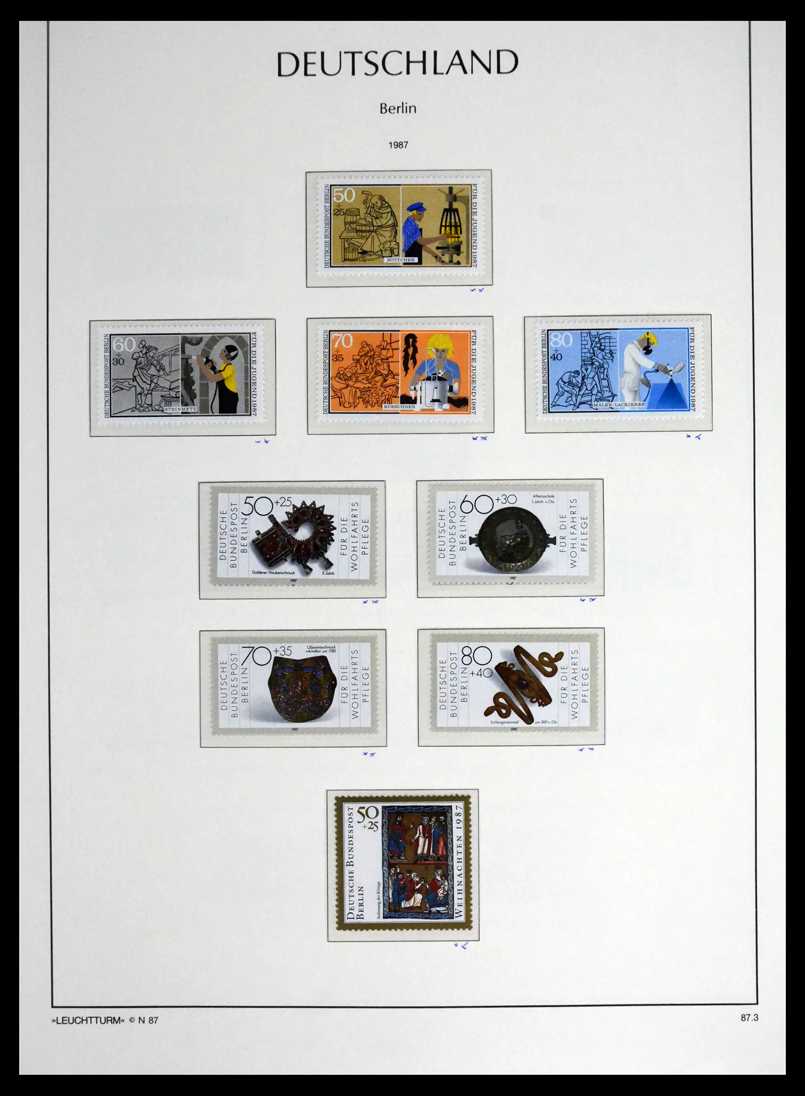 41703 0075 - Stamp collection 41703 Berlin complete mnh 1948-1990.