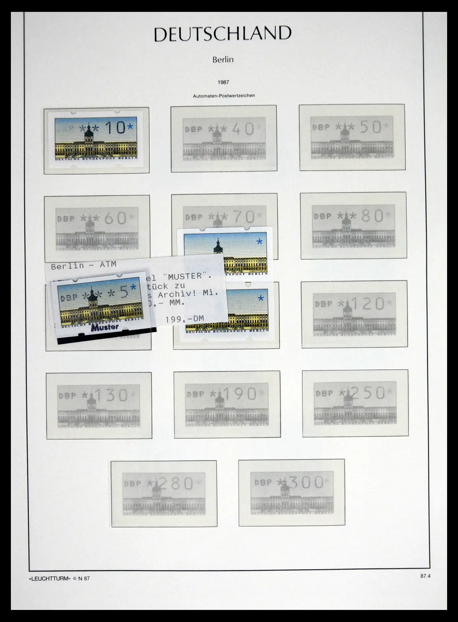 41703 0076 - Stamp collection 41703 Berlin complete mnh 1948-1990.