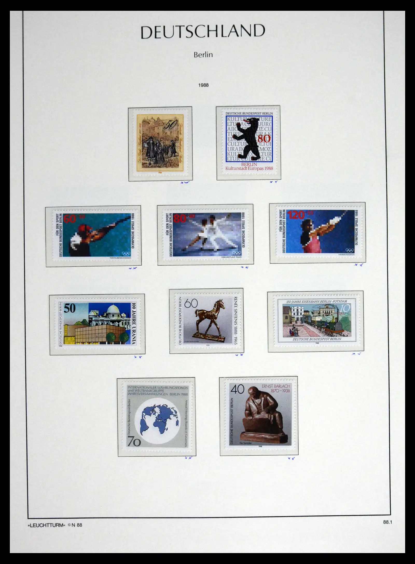 41703 0077 - Stamp collection 41703 Berlin complete mnh 1948-1990.