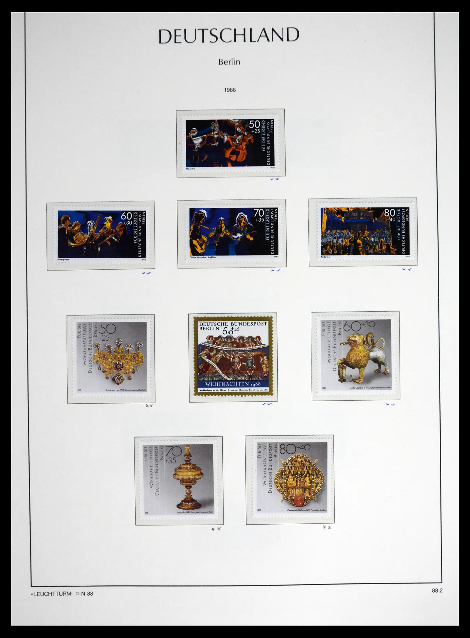 41703 0078 - Stamp collection 41703 Berlin complete mnh 1948-1990.