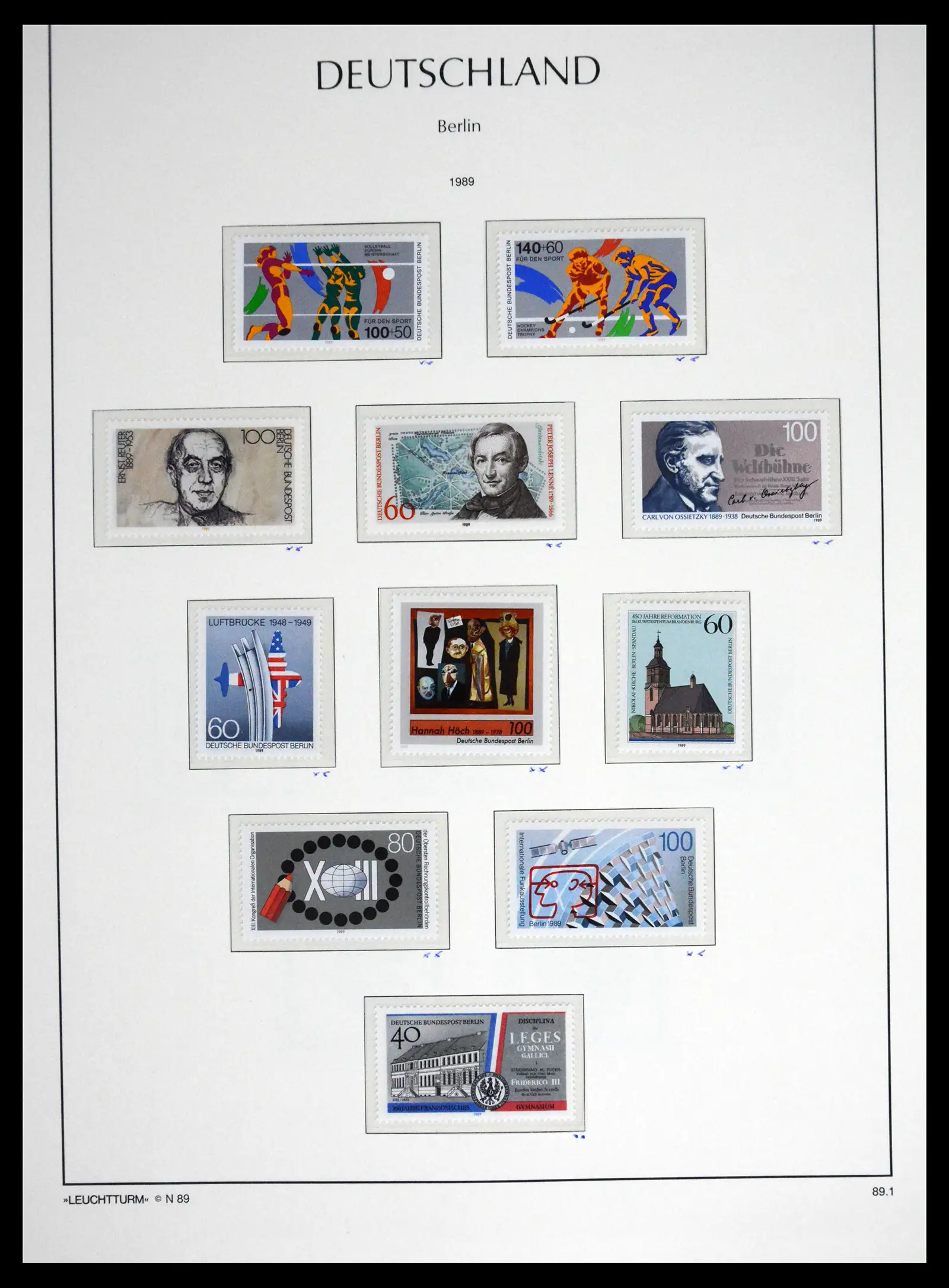 41703 0079 - Stamp collection 41703 Berlin complete mnh 1948-1990.
