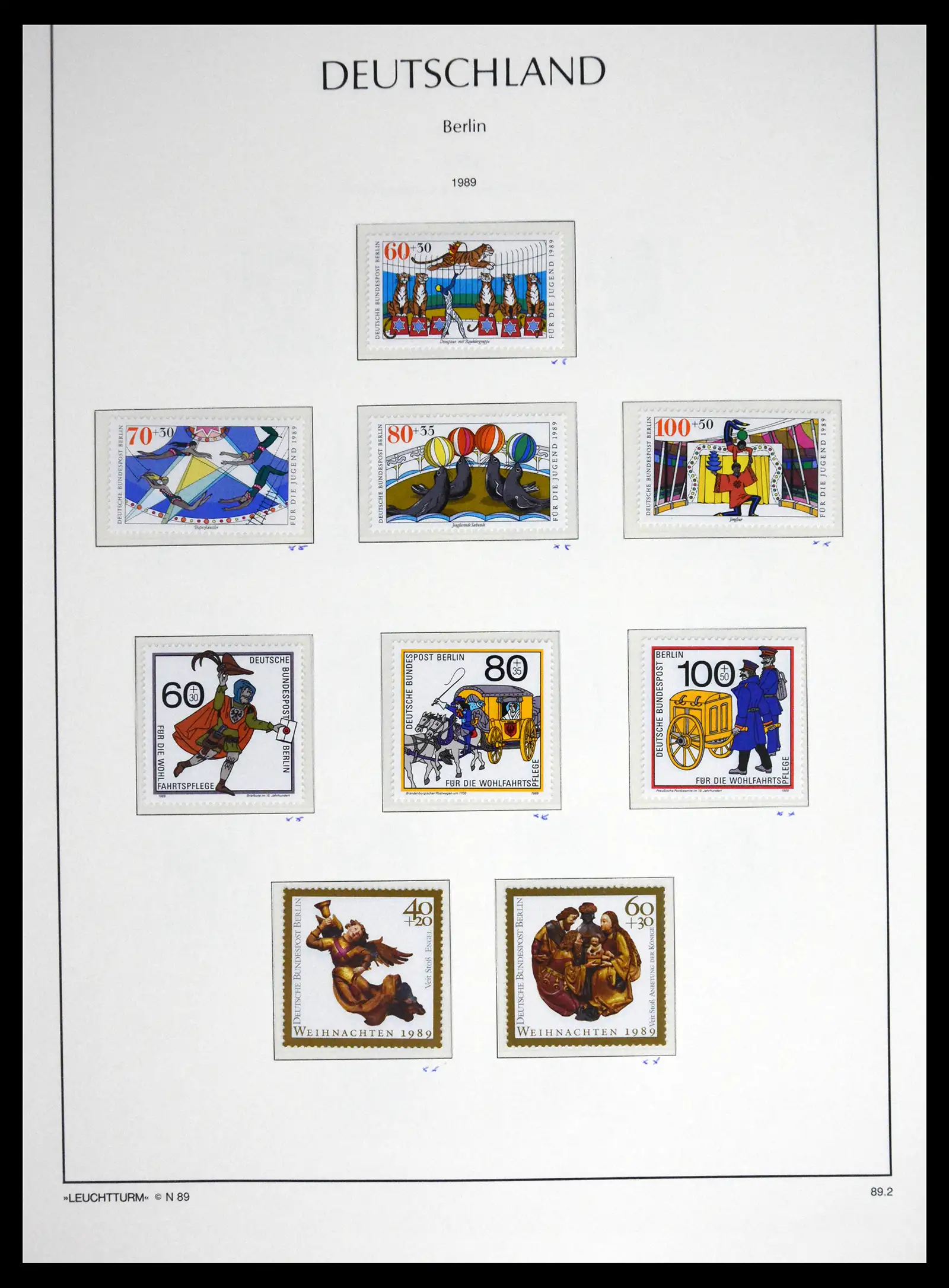 41703 0080 - Stamp collection 41703 Berlin complete mnh 1948-1990.