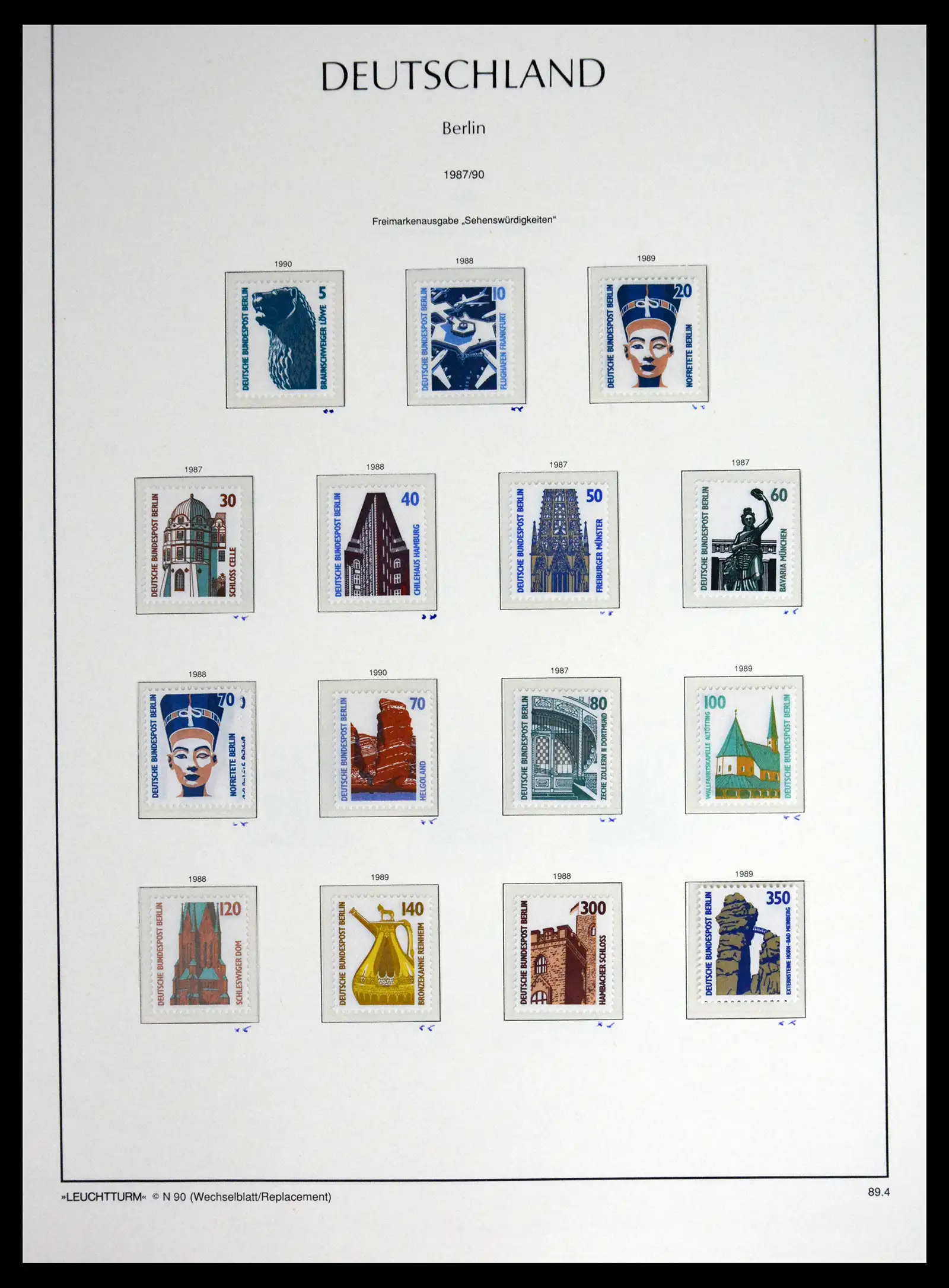 41703 0082 - Stamp collection 41703 Berlin complete mnh 1948-1990.