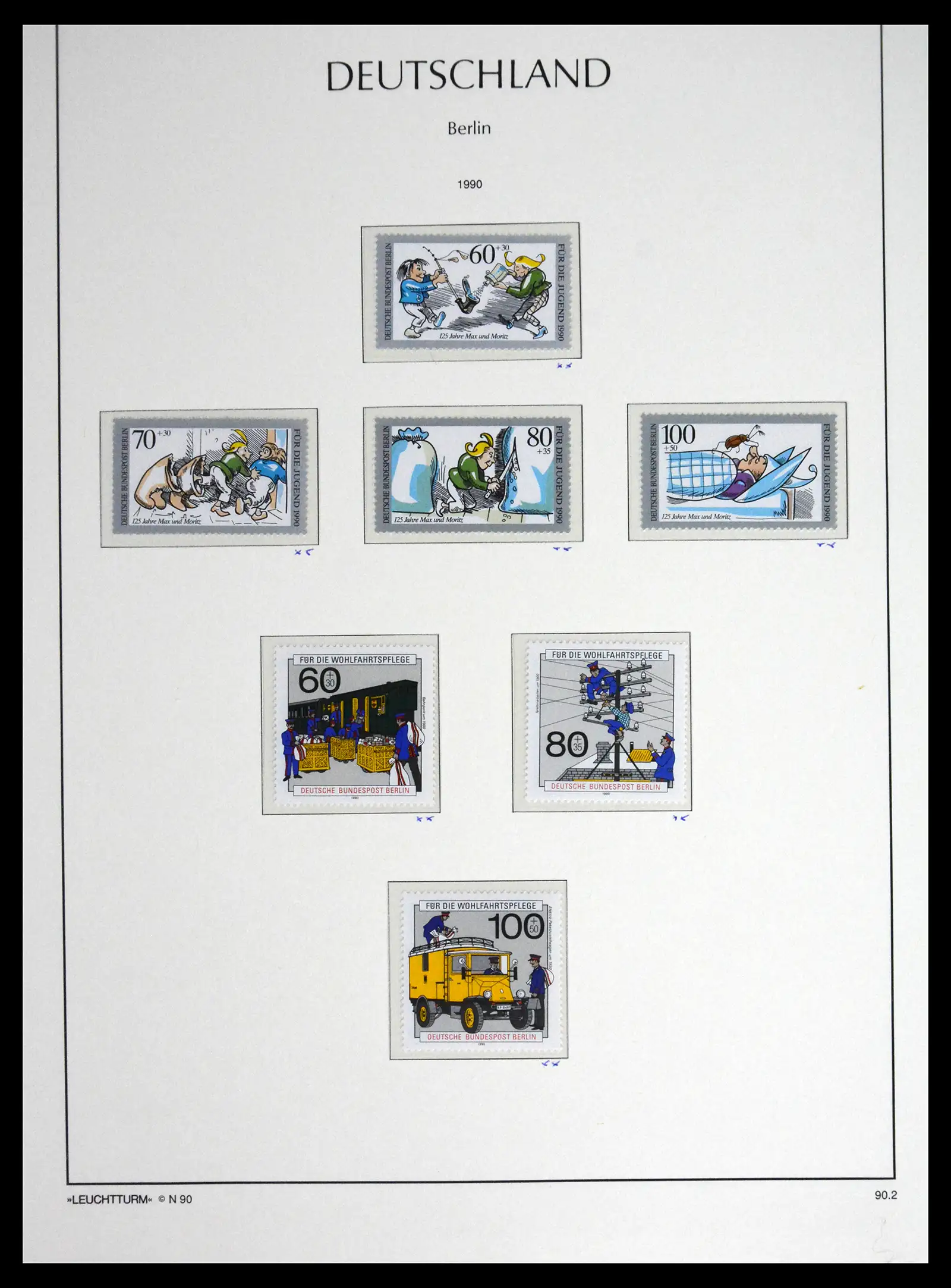 41703 0084 - Stamp collection 41703 Berlin complete mnh 1948-1990.