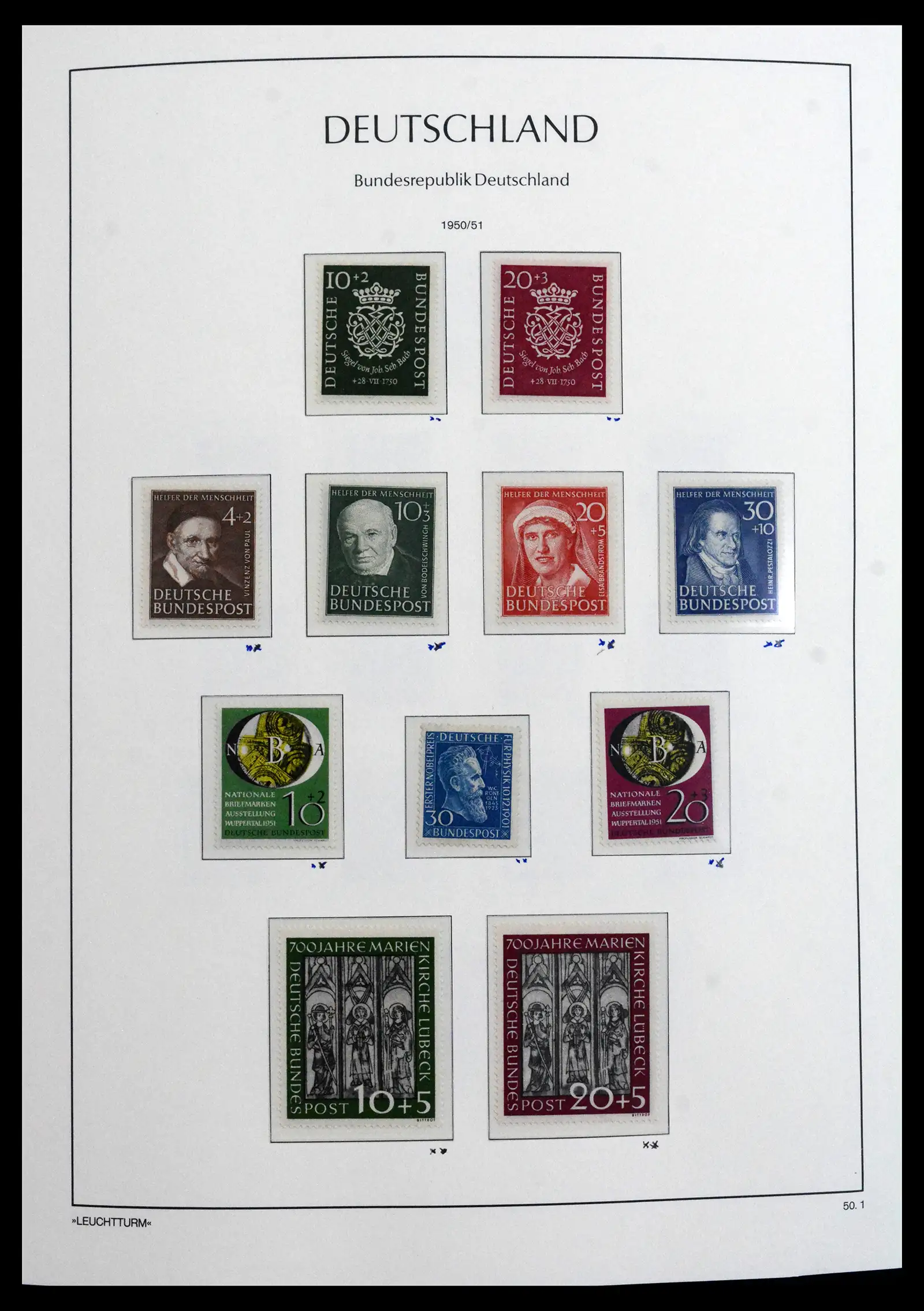 41704 0002 - Postzegelverzameling 41704 Bund compleet 1949-2022.