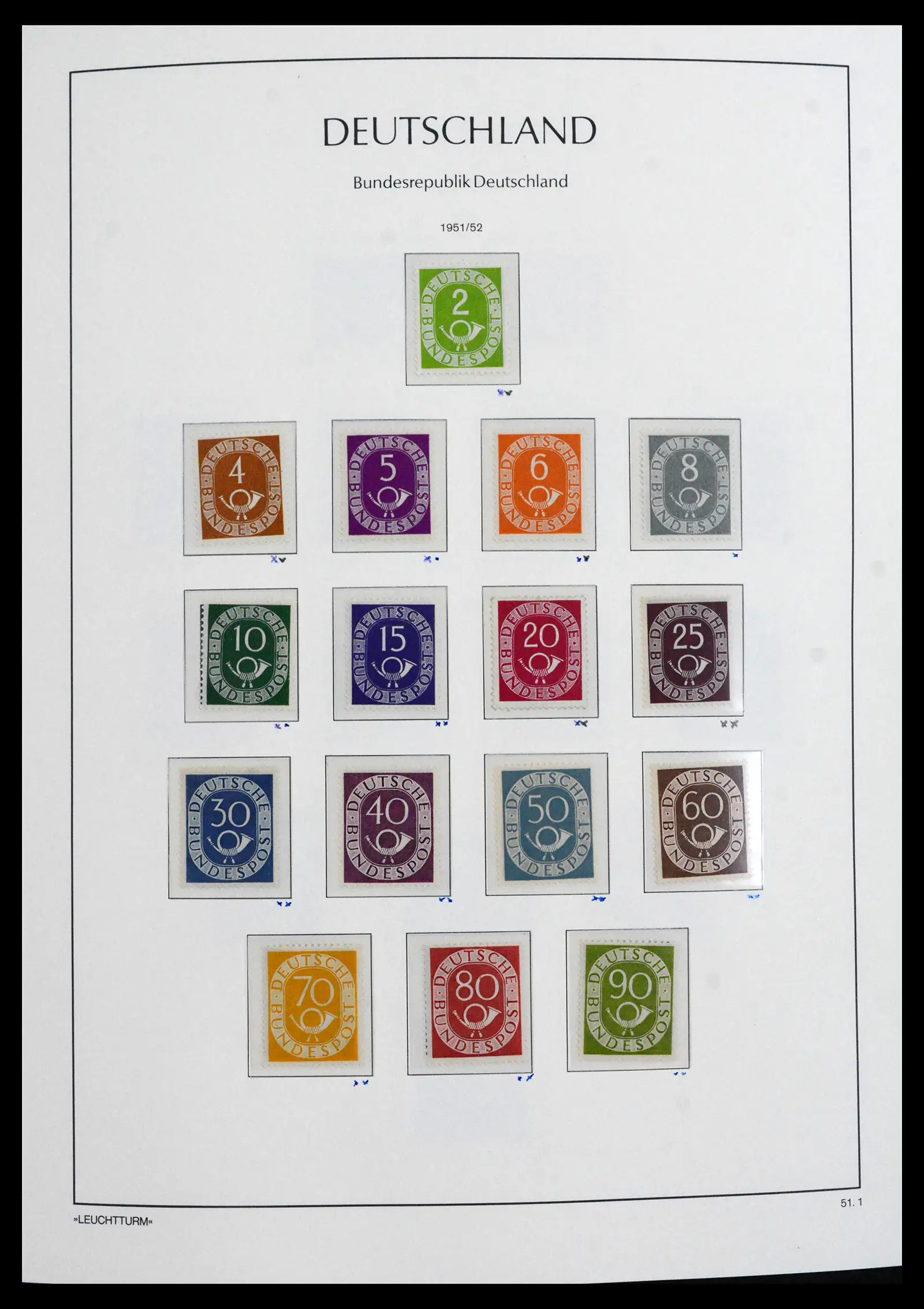 41704 0003 - Postzegelverzameling 41704 Bund compleet 1949-2022.