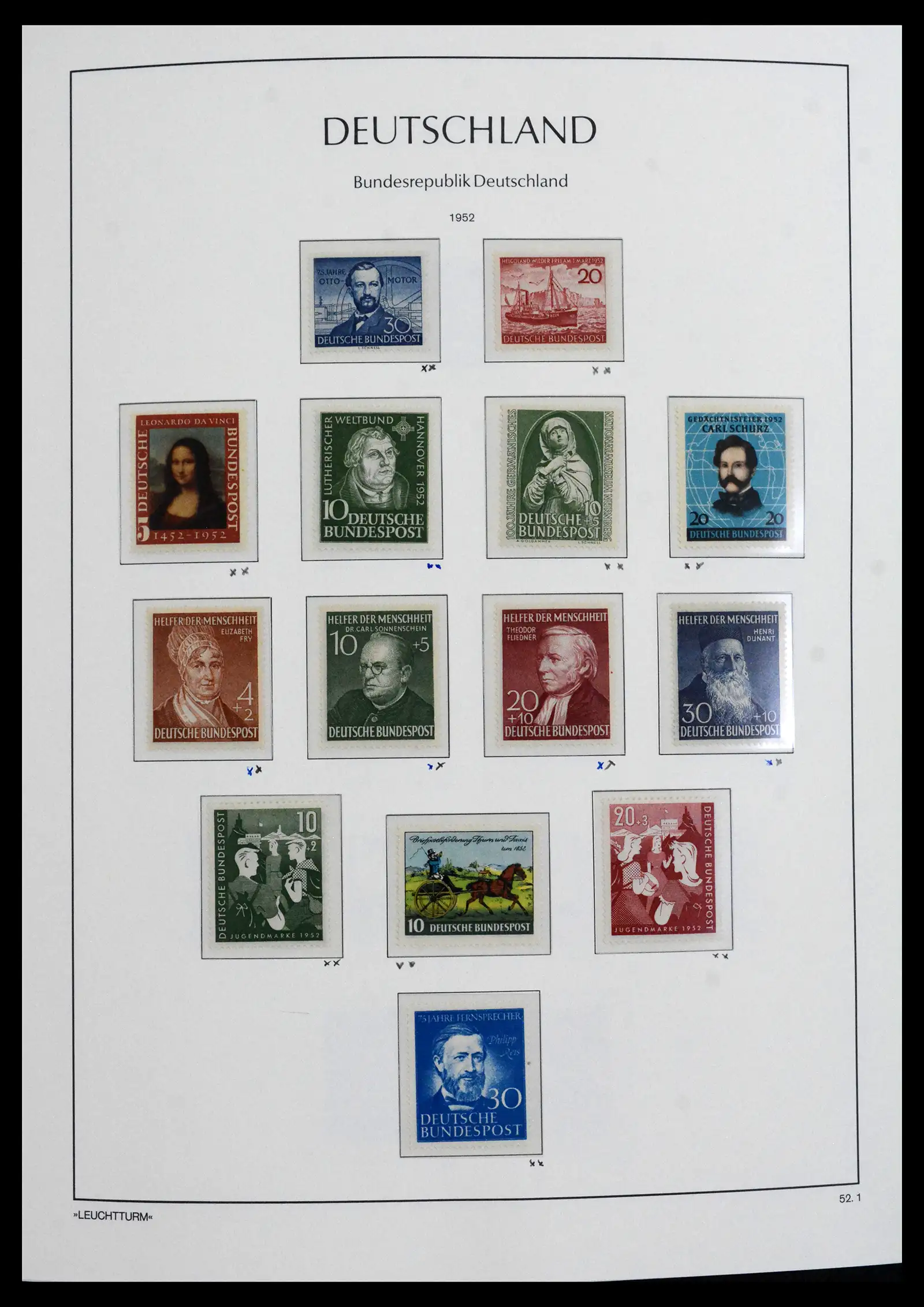 41704 0004 - Postzegelverzameling 41704 Bund compleet 1949-2022.