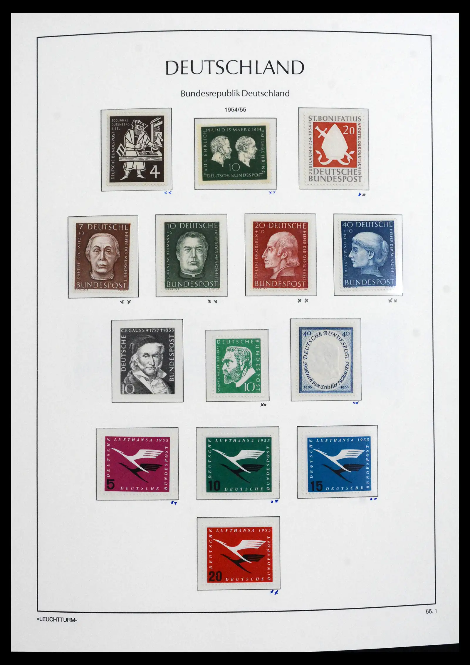 41704 0007 - Postzegelverzameling 41704 Bund compleet 1949-2022.