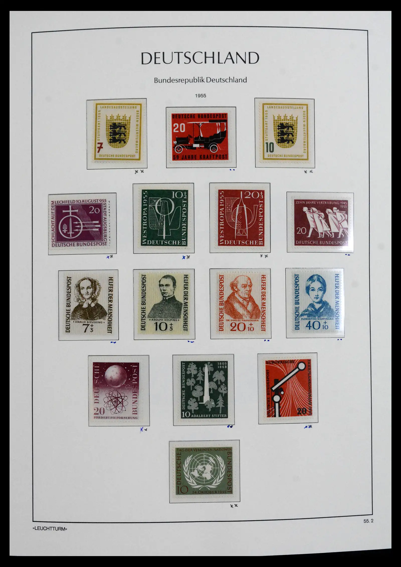 41704 0008 - Postzegelverzameling 41704 Bund compleet 1949-2022.