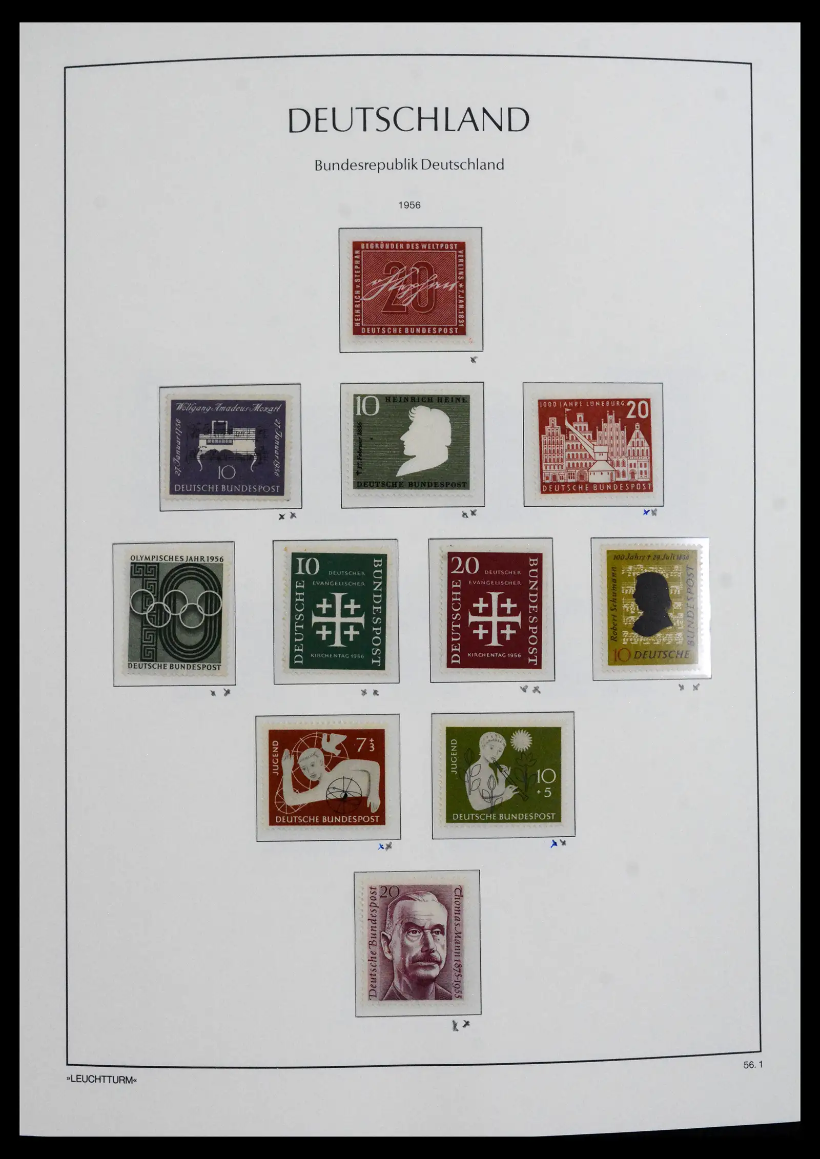 41704 0009 - Postzegelverzameling 41704 Bund compleet 1949-2022.