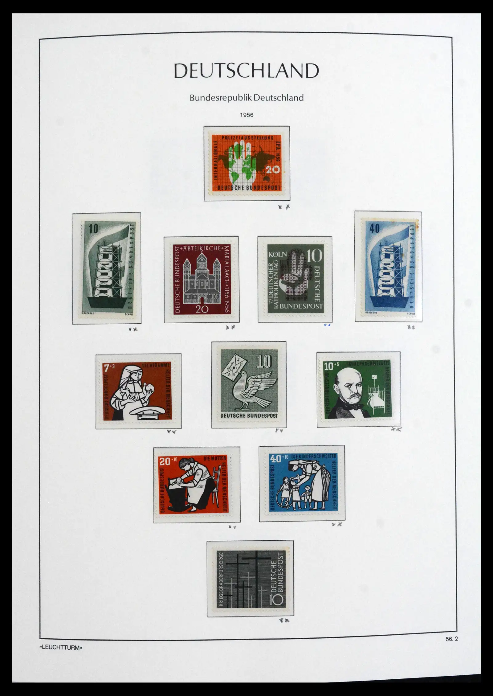 41704 0010 - Postzegelverzameling 41704 Bund compleet 1949-2022.