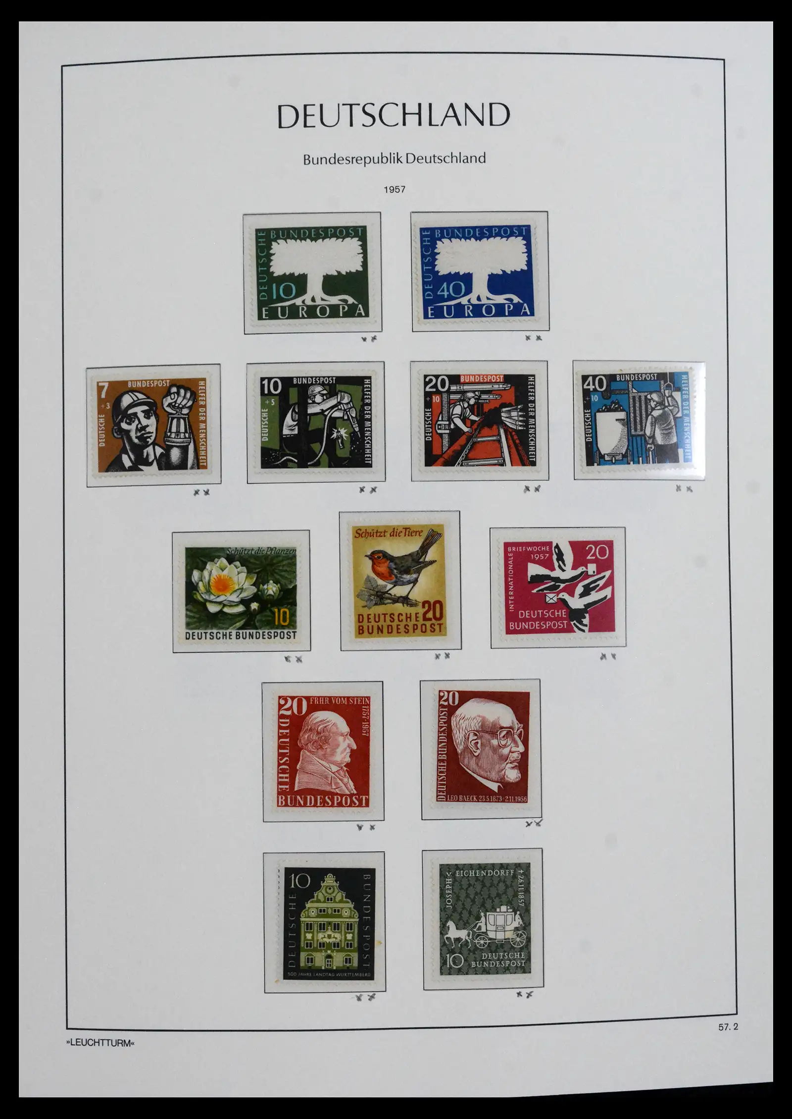 41704 0012 - Postzegelverzameling 41704 Bund compleet 1949-2022.