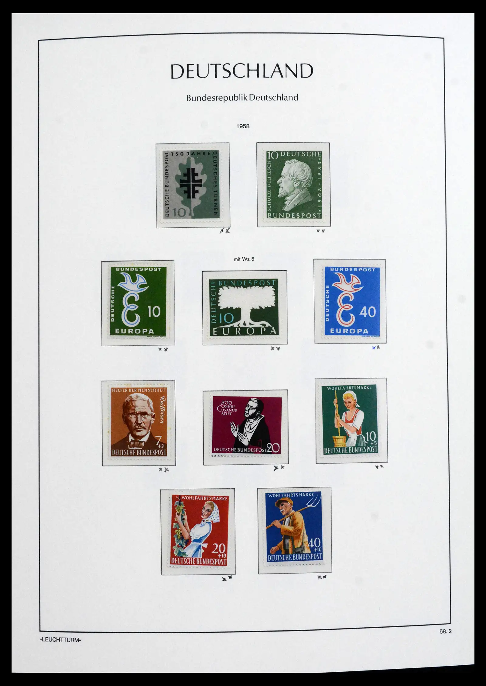 41704 0014 - Postzegelverzameling 41704 Bund compleet 1949-2022.