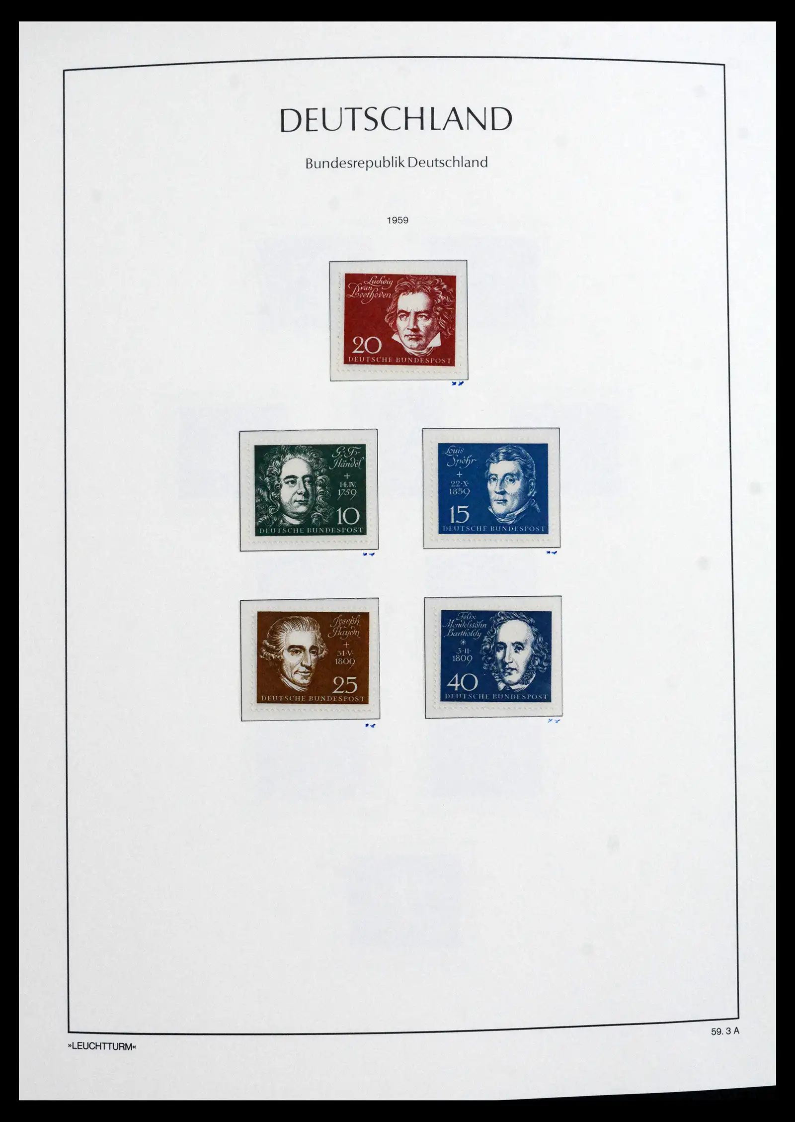 41704 0018 - Postzegelverzameling 41704 Bund compleet 1949-2022.