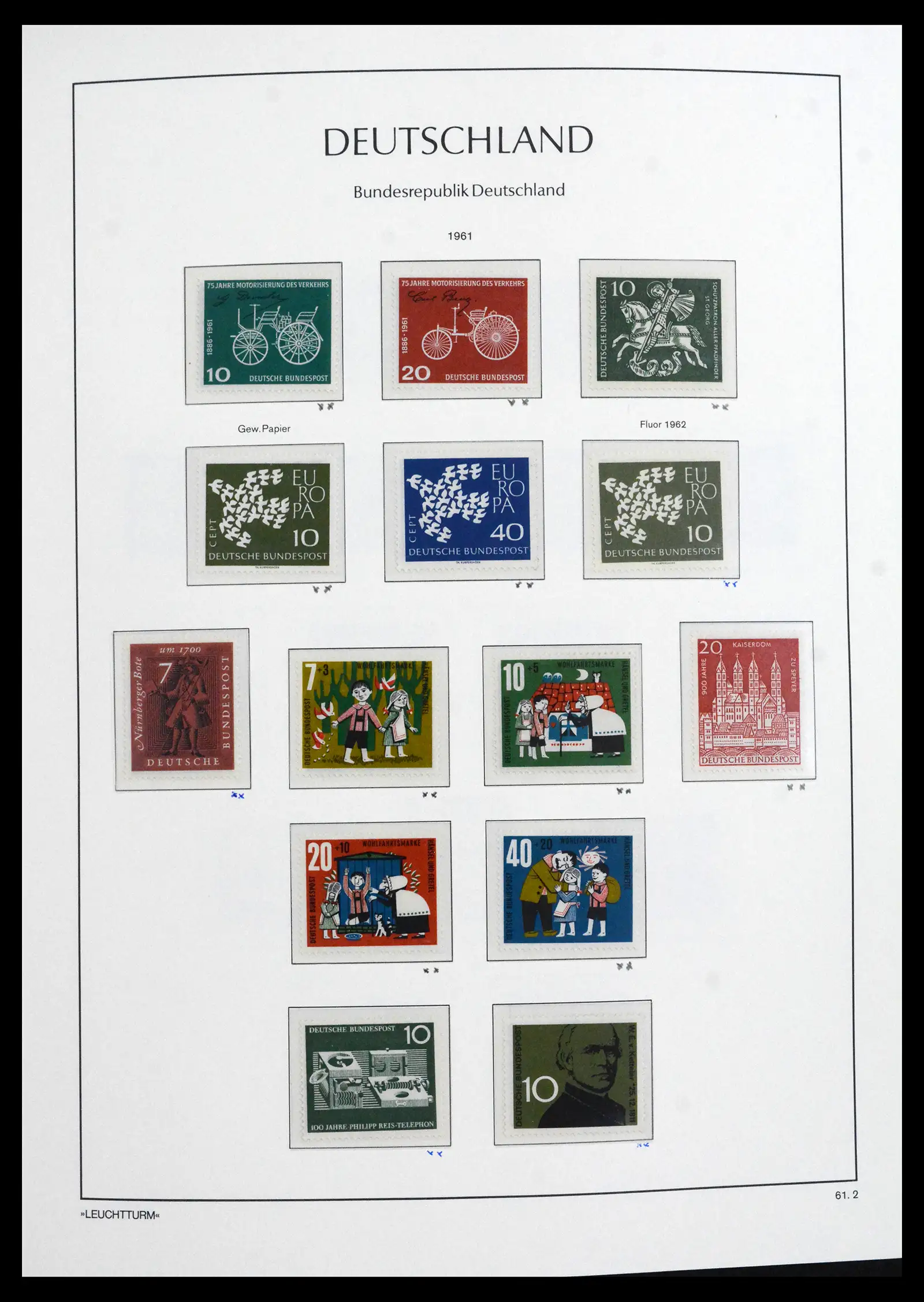 41704 0023 - Postzegelverzameling 41704 Bund compleet 1949-2022.