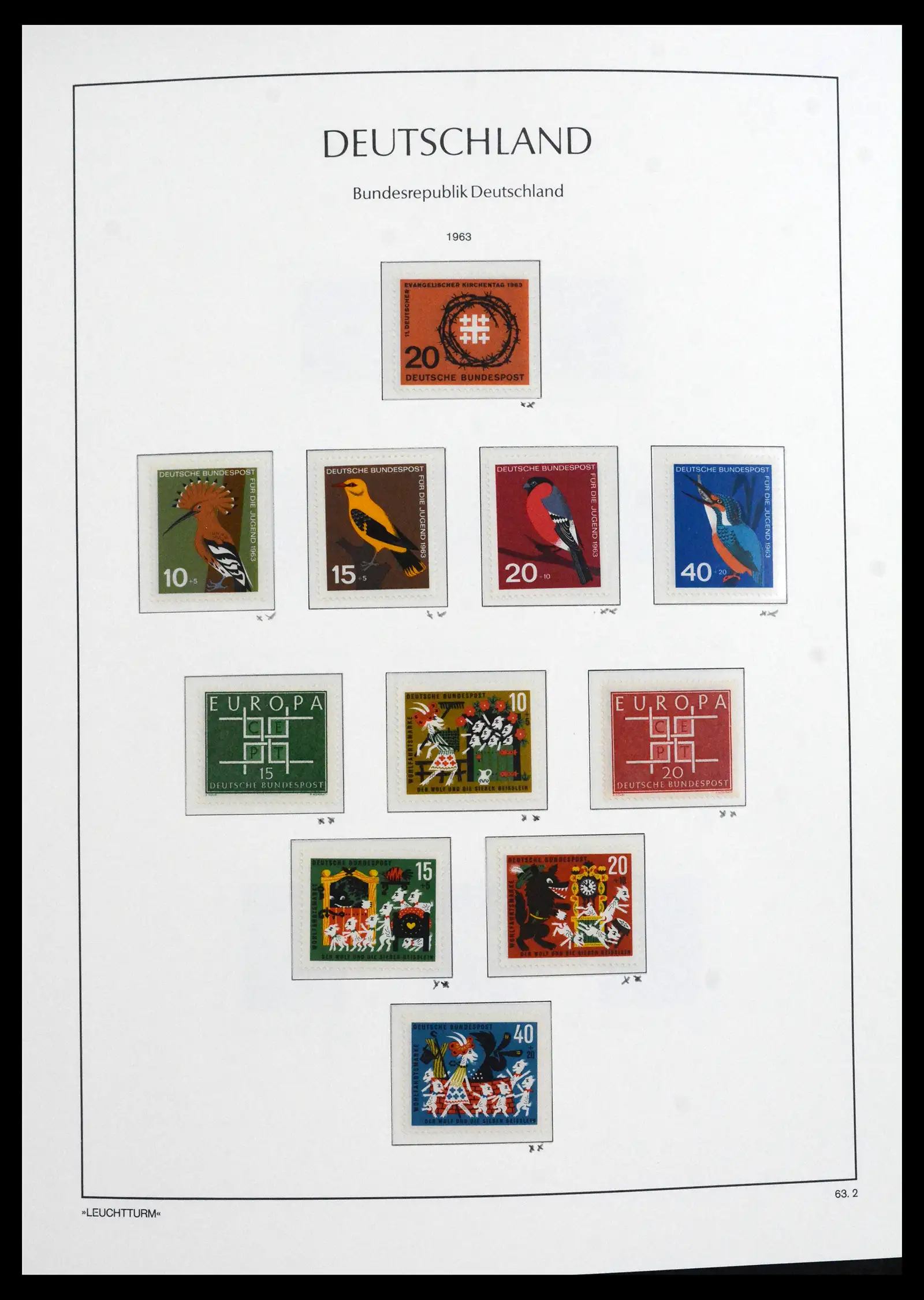 41704 0026 - Postzegelverzameling 41704 Bund compleet 1949-2022.