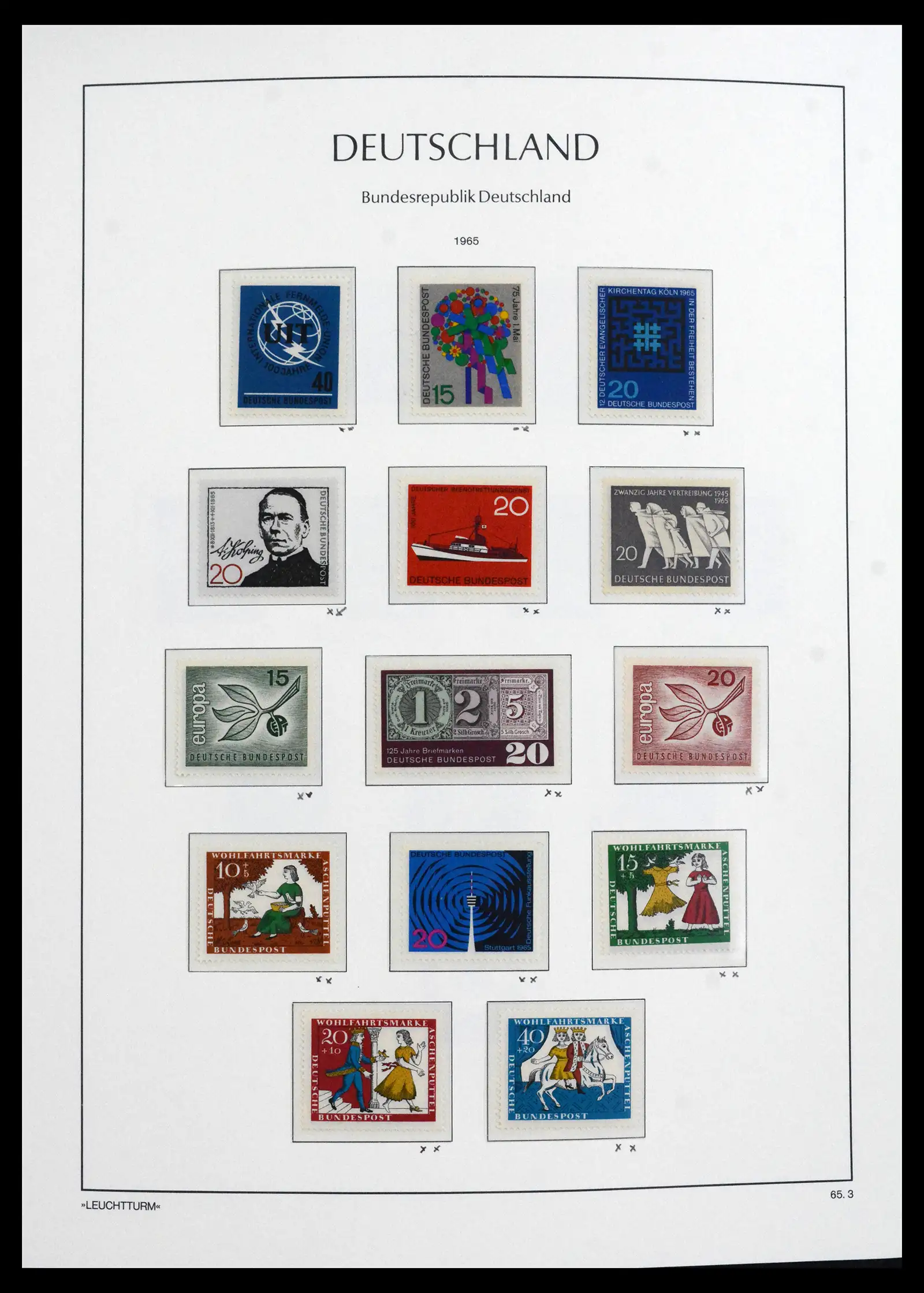 41704 0034 - Postzegelverzameling 41704 Bund compleet 1949-2022.