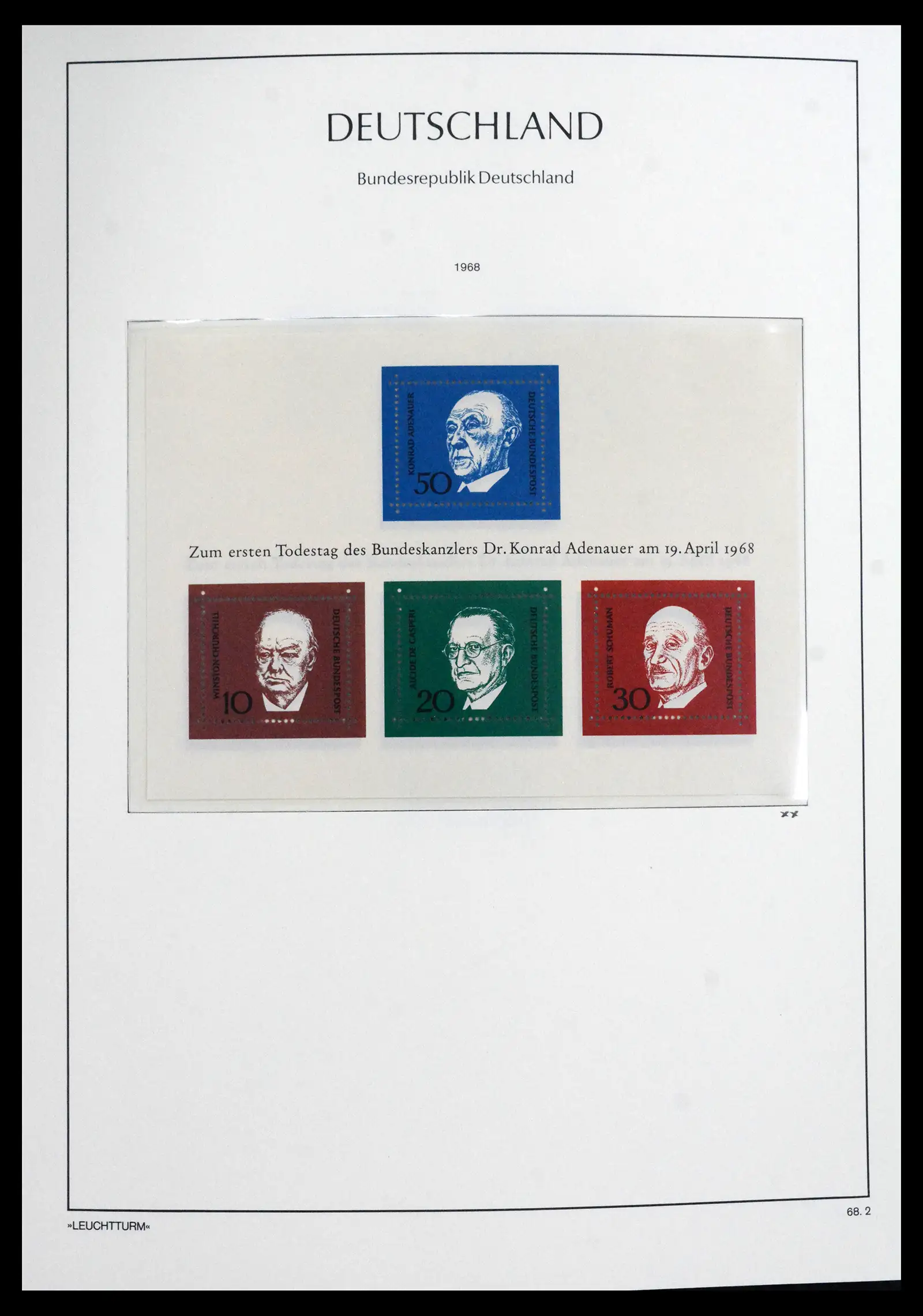 41704 0040 - Postzegelverzameling 41704 Bund compleet 1949-2022.