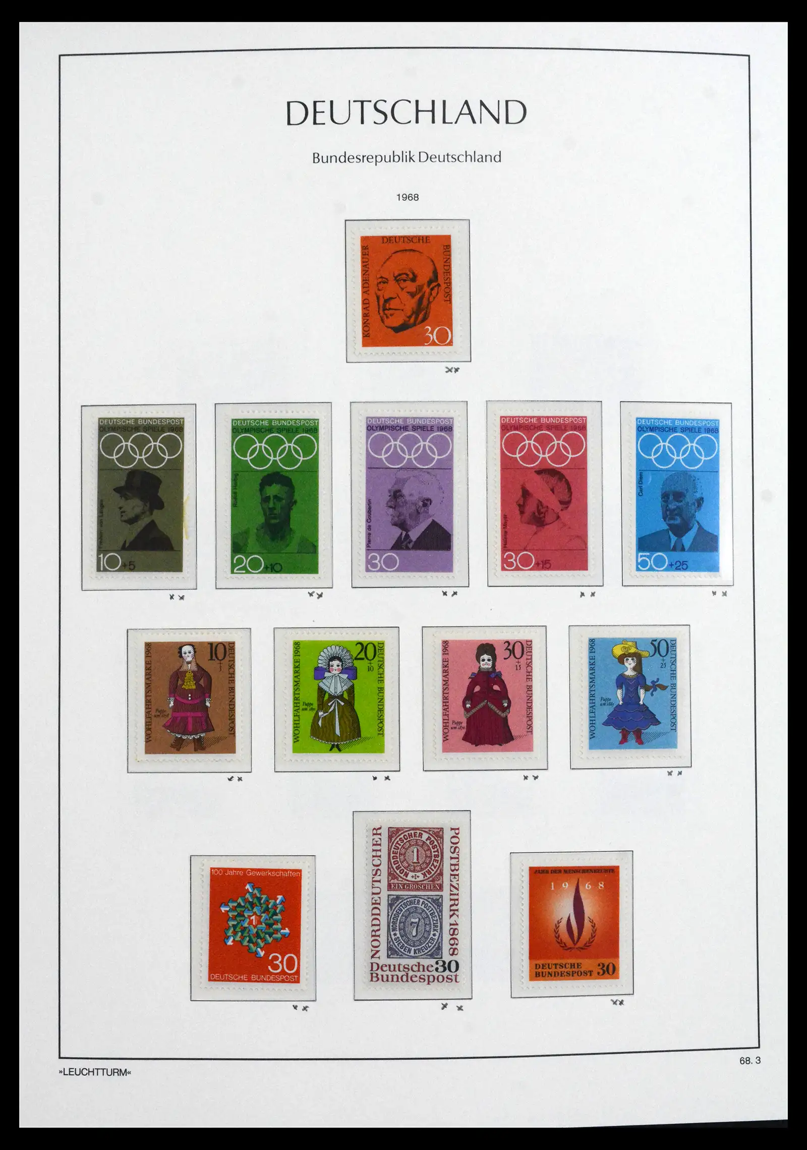 41704 0042 - Postzegelverzameling 41704 Bund compleet 1949-2022.