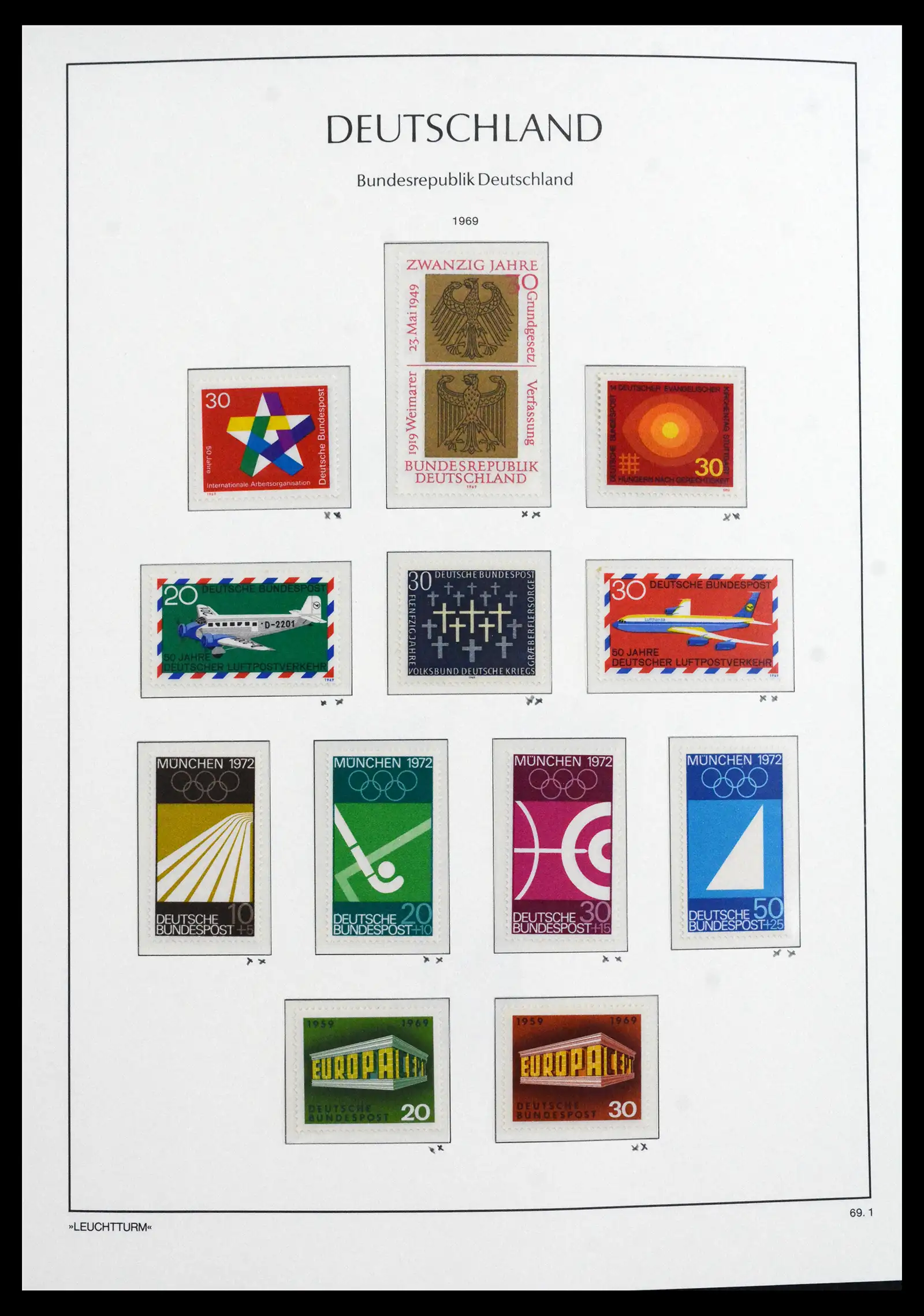 41704 0043 - Postzegelverzameling 41704 Bund compleet 1949-2022.