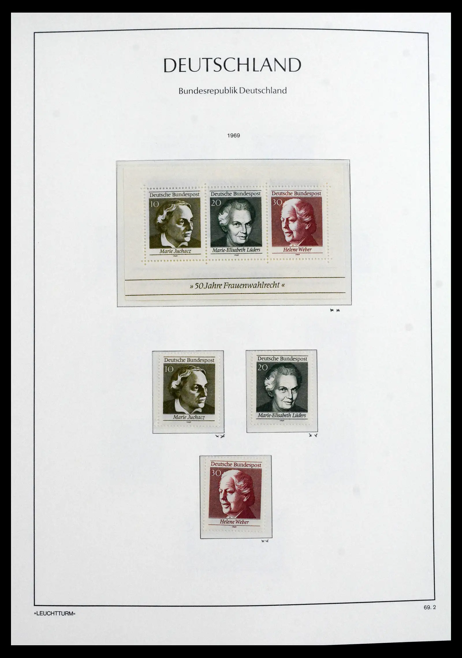 41704 0044 - Postzegelverzameling 41704 Bund compleet 1949-2022.