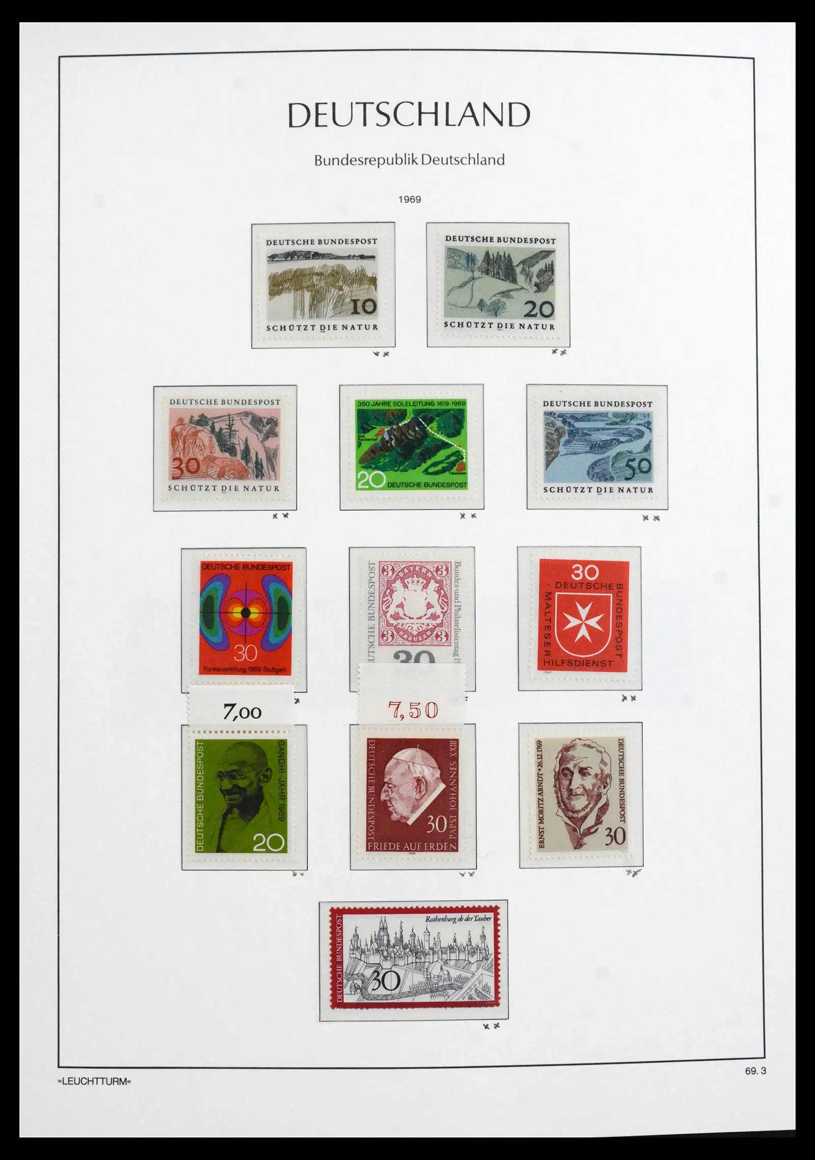 41704 0045 - Postzegelverzameling 41704 Bund compleet 1949-2022.