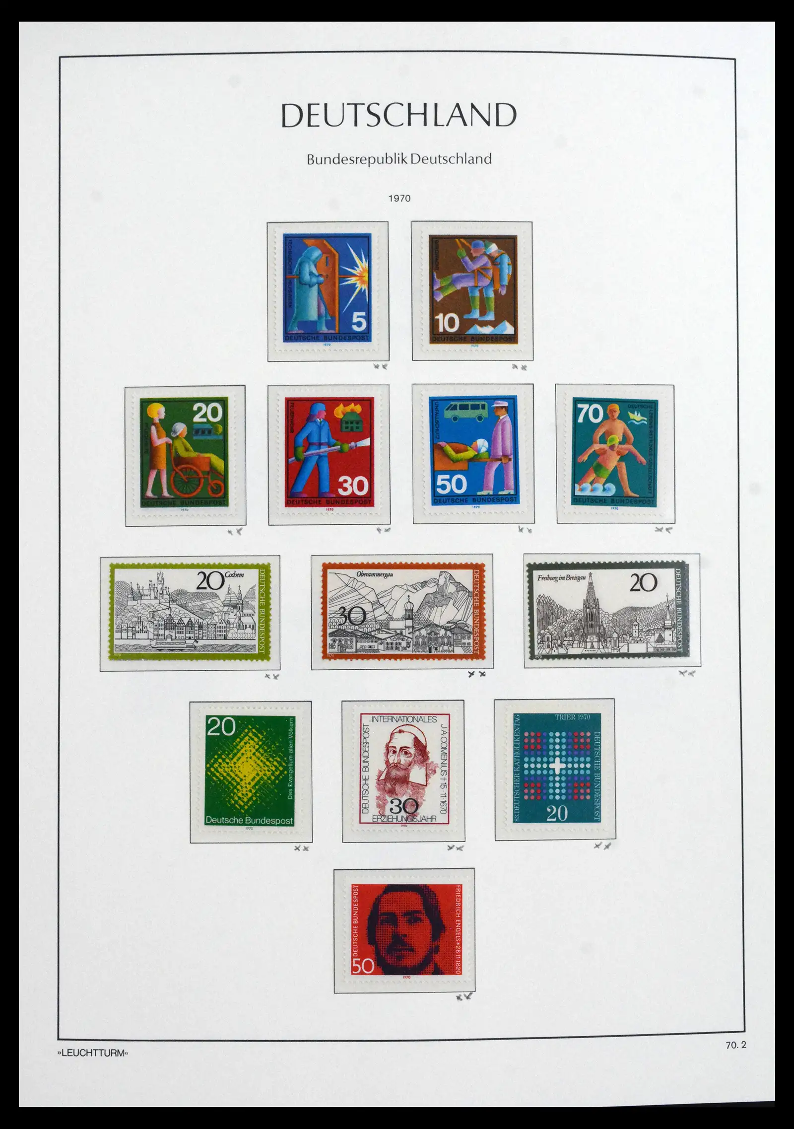 41704 0048 - Postzegelverzameling 41704 Bund compleet 1949-2022.