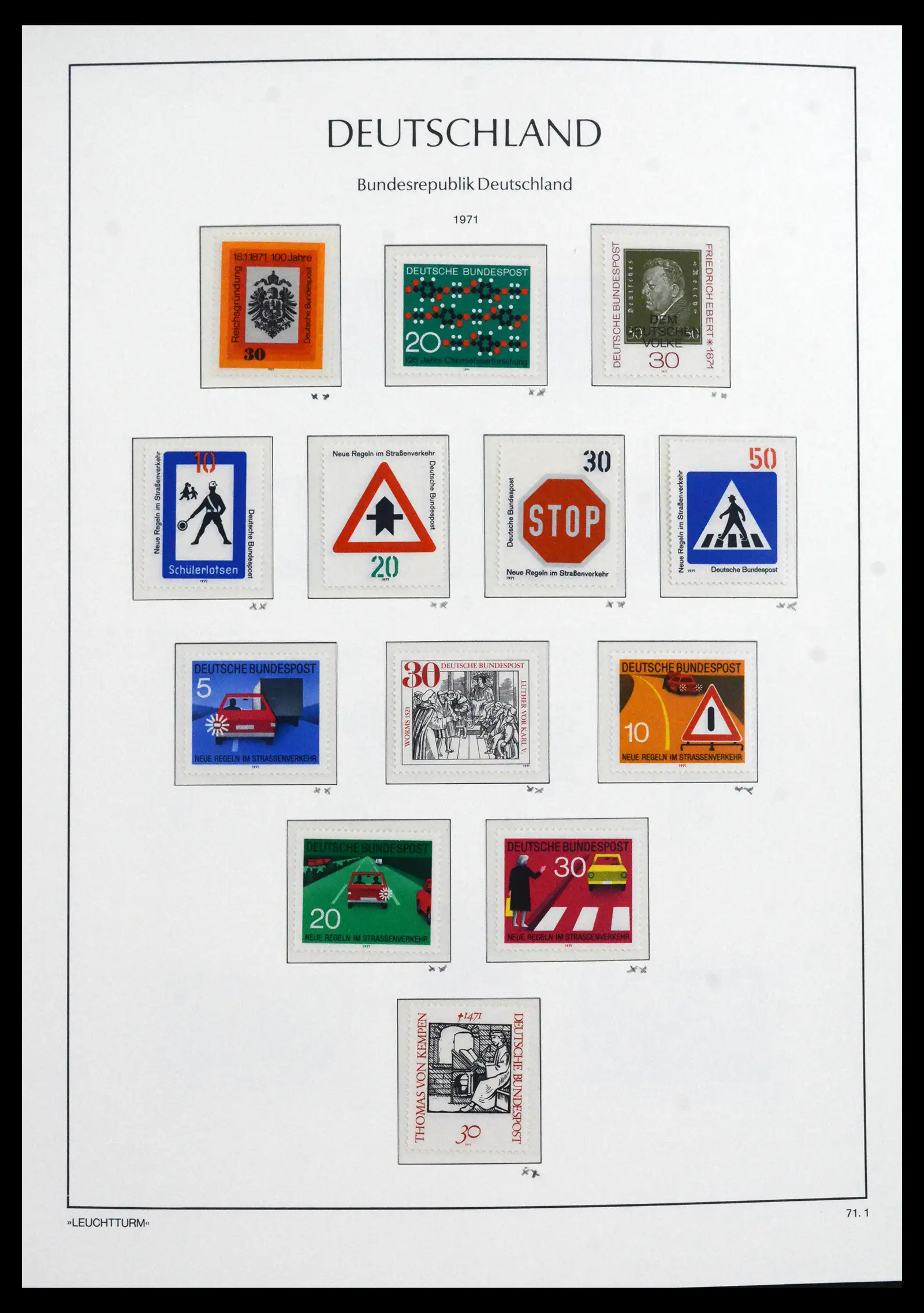 41704 0050 - Postzegelverzameling 41704 Bund compleet 1949-2022.