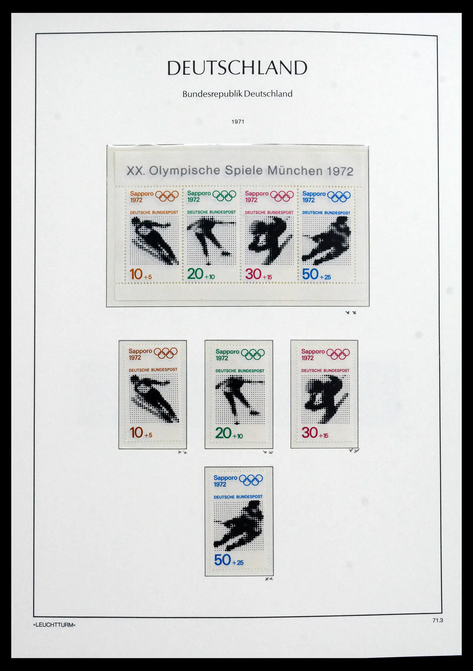 41704 0052 - Postzegelverzameling 41704 Bund compleet 1949-2022.