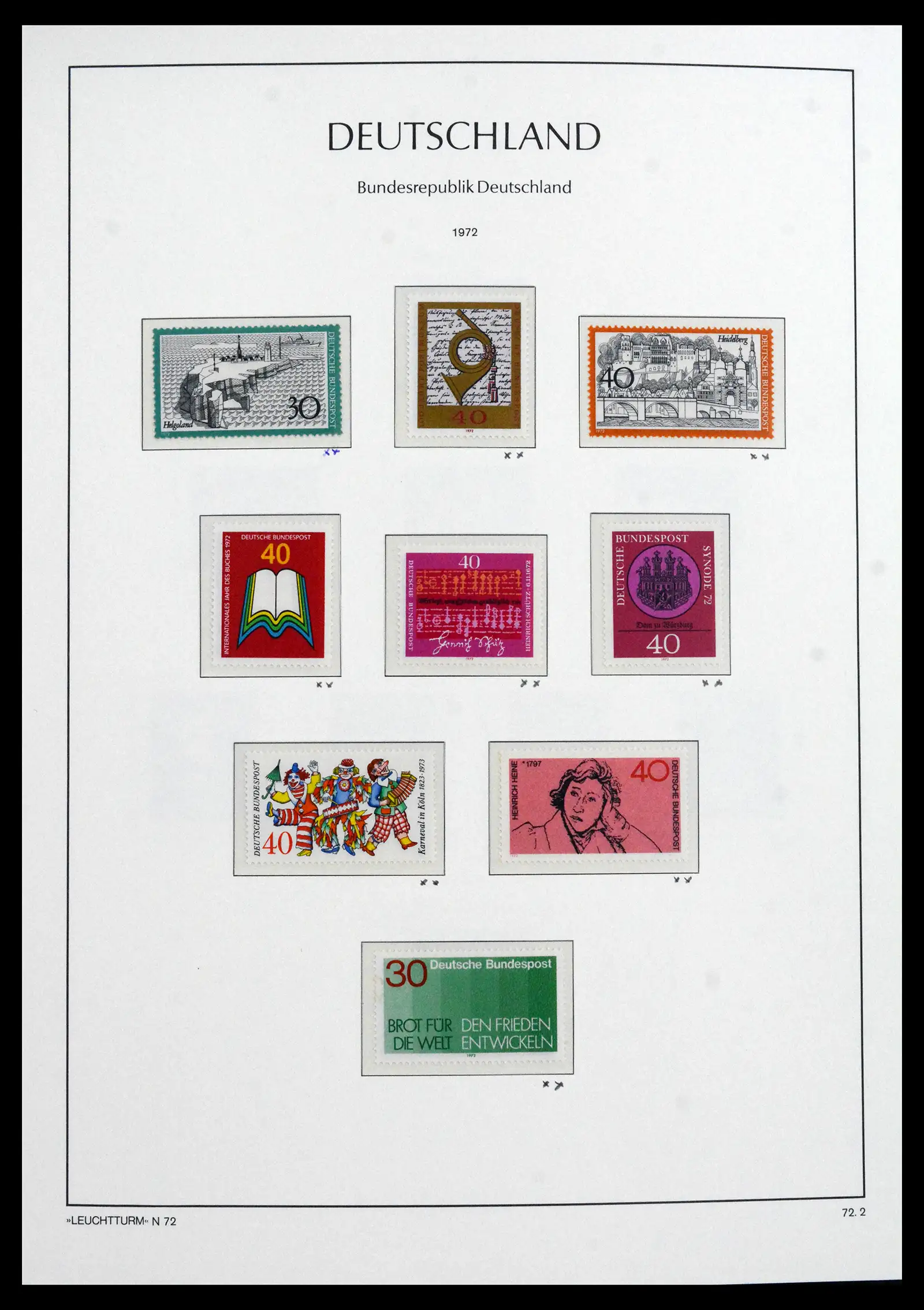 41704 0055 - Postzegelverzameling 41704 Bund compleet 1949-2022.