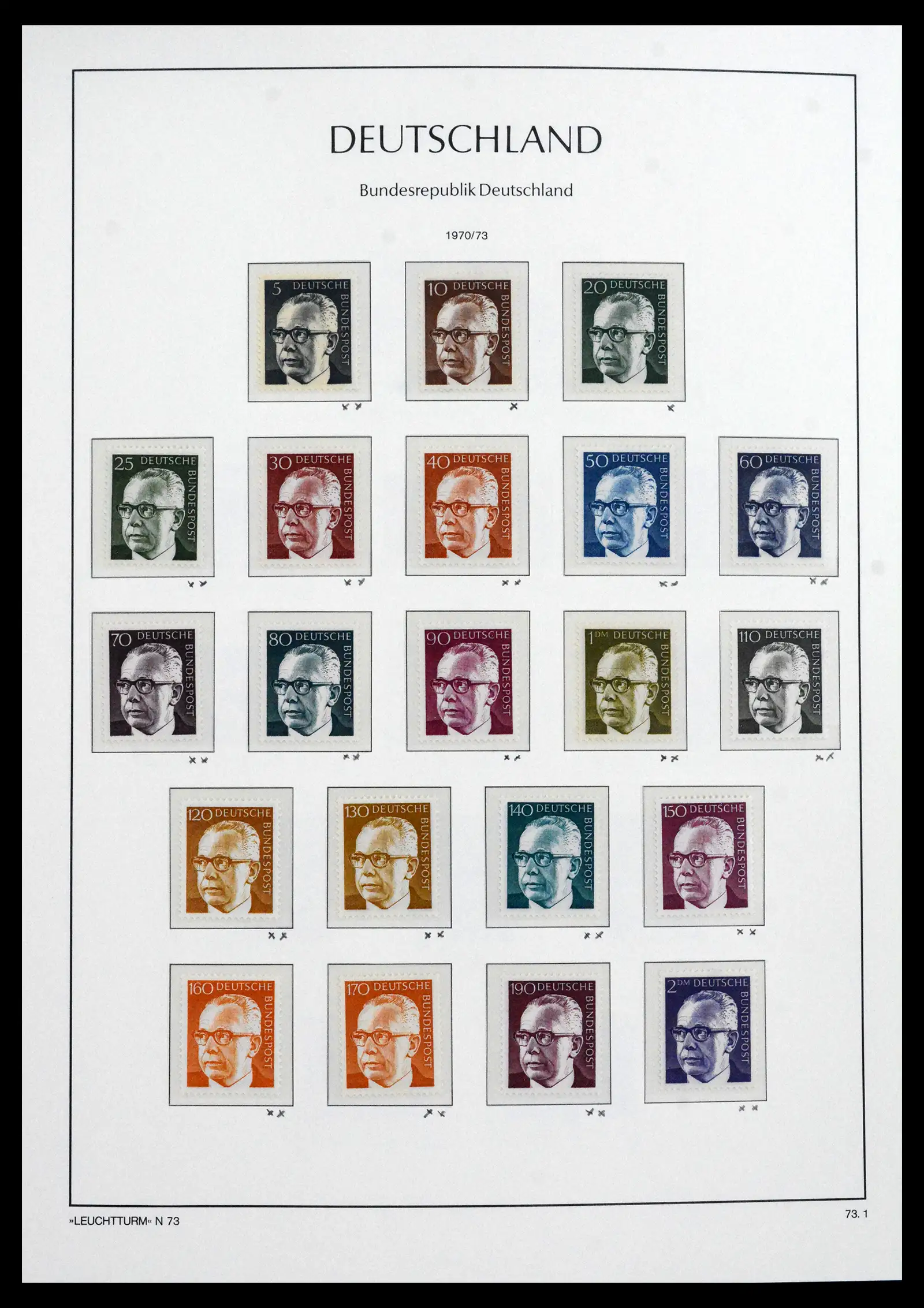 41704 0060 - Postzegelverzameling 41704 Bund compleet 1949-2022.