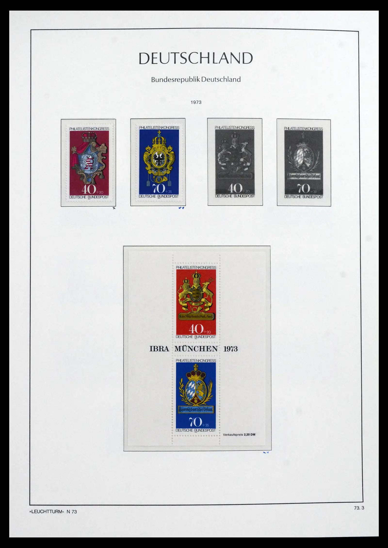 41704 0062 - Postzegelverzameling 41704 Bund compleet 1949-2022.