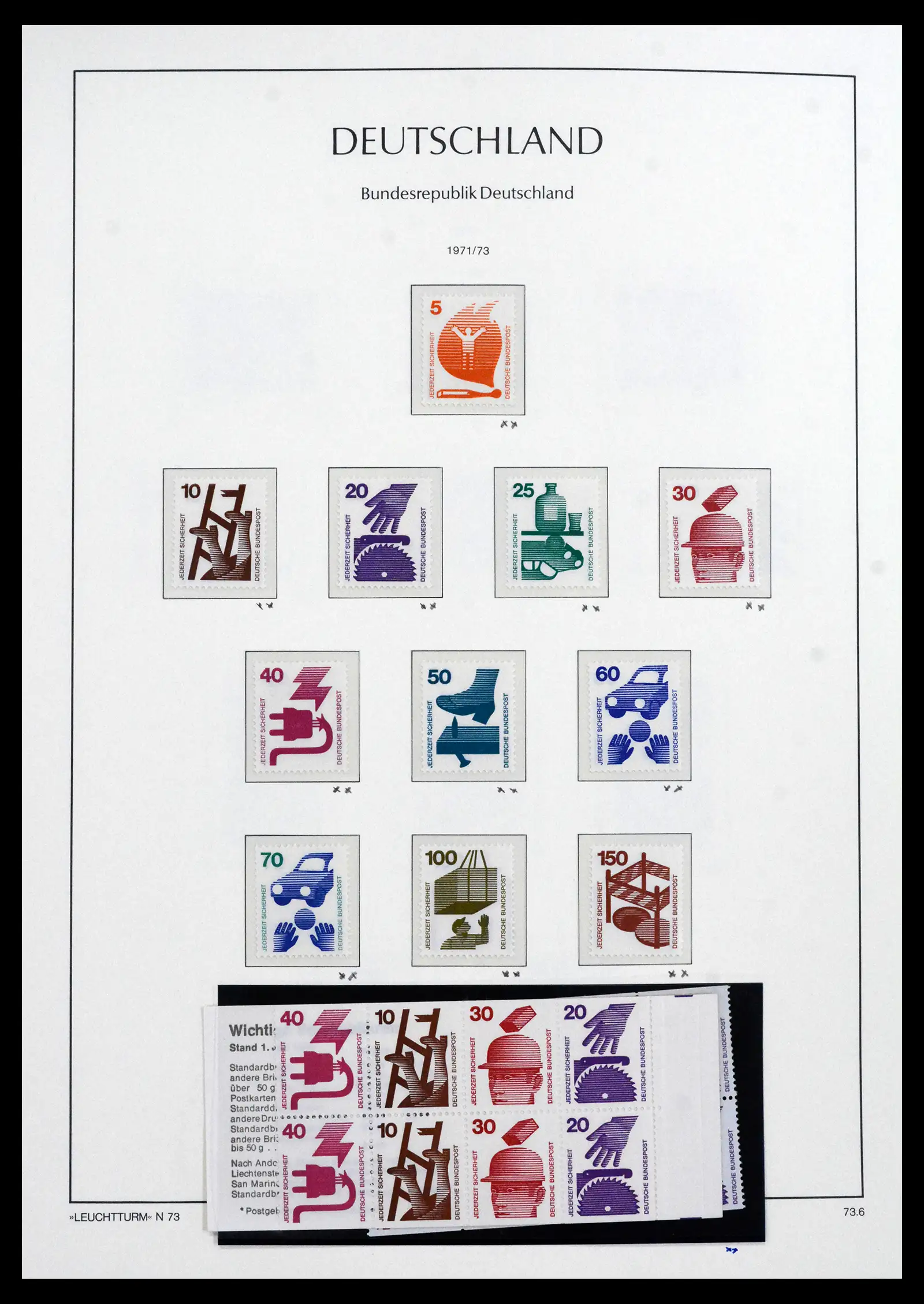 41704 0065 - Postzegelverzameling 41704 Bund compleet 1949-2022.