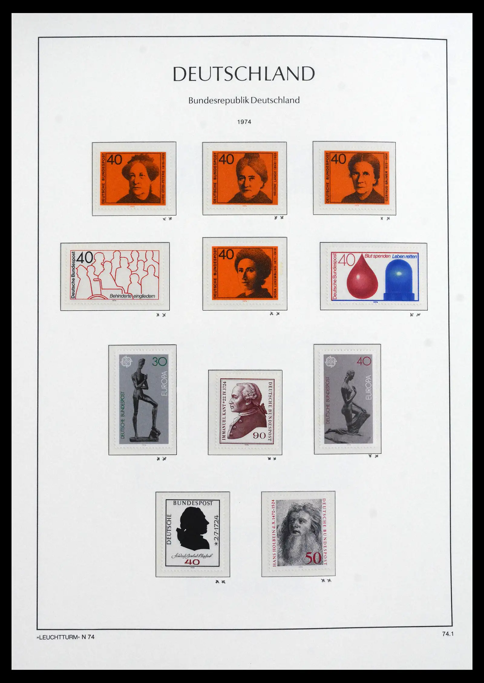 41704 0066 - Postzegelverzameling 41704 Bund compleet 1949-2022.