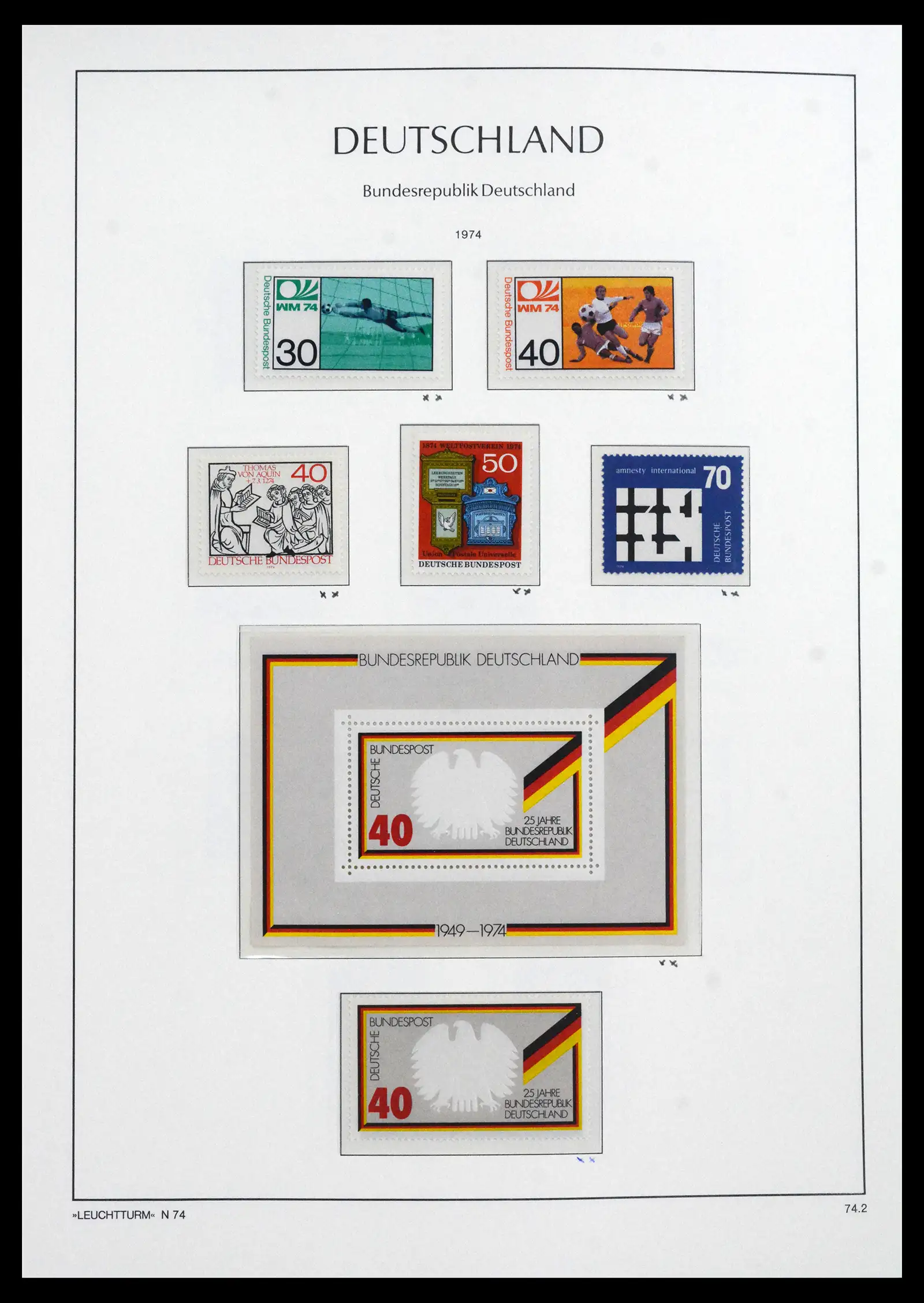 41704 0067 - Postzegelverzameling 41704 Bund compleet 1949-2022.