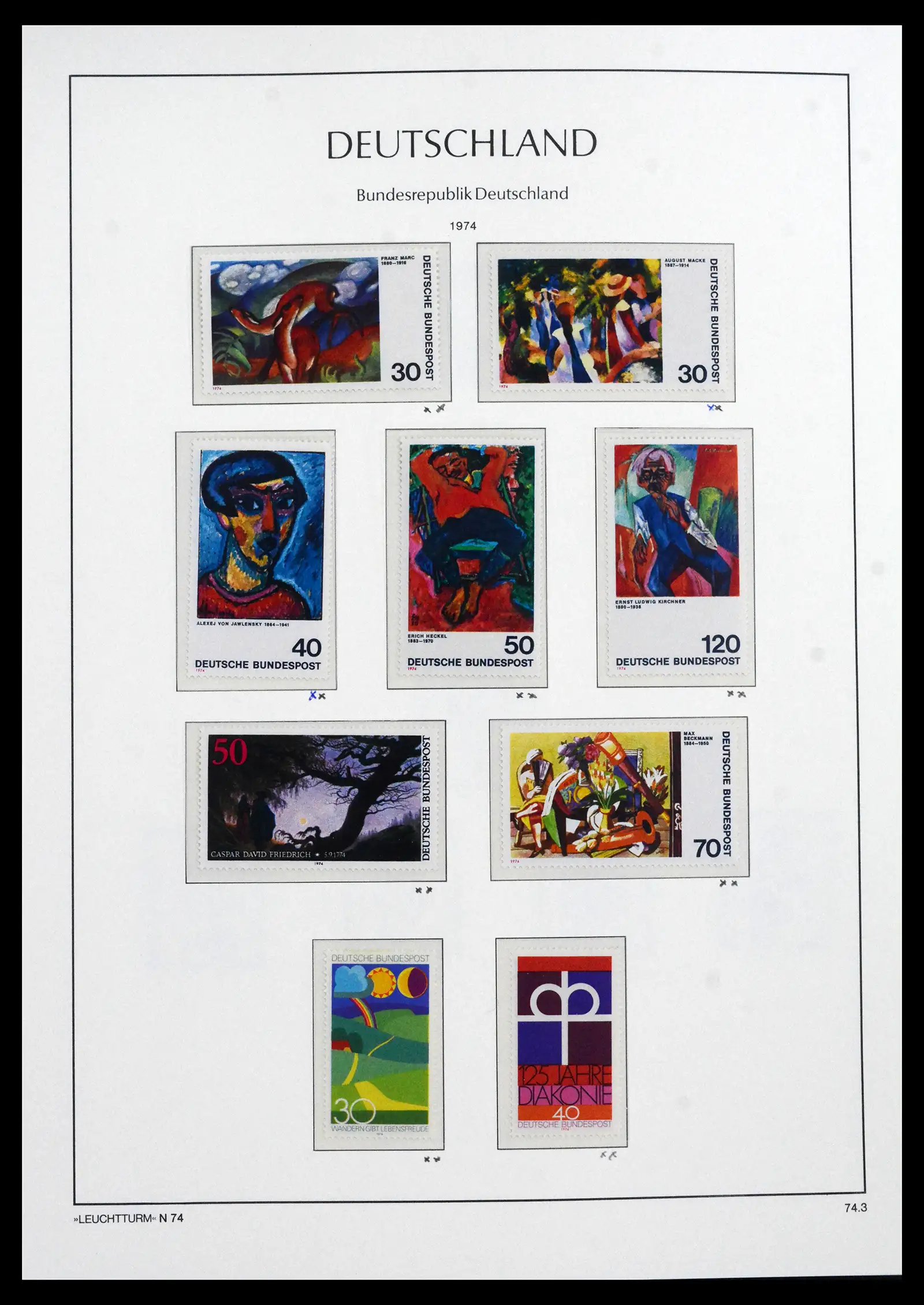 41704 0068 - Postzegelverzameling 41704 Bund compleet 1949-2022.