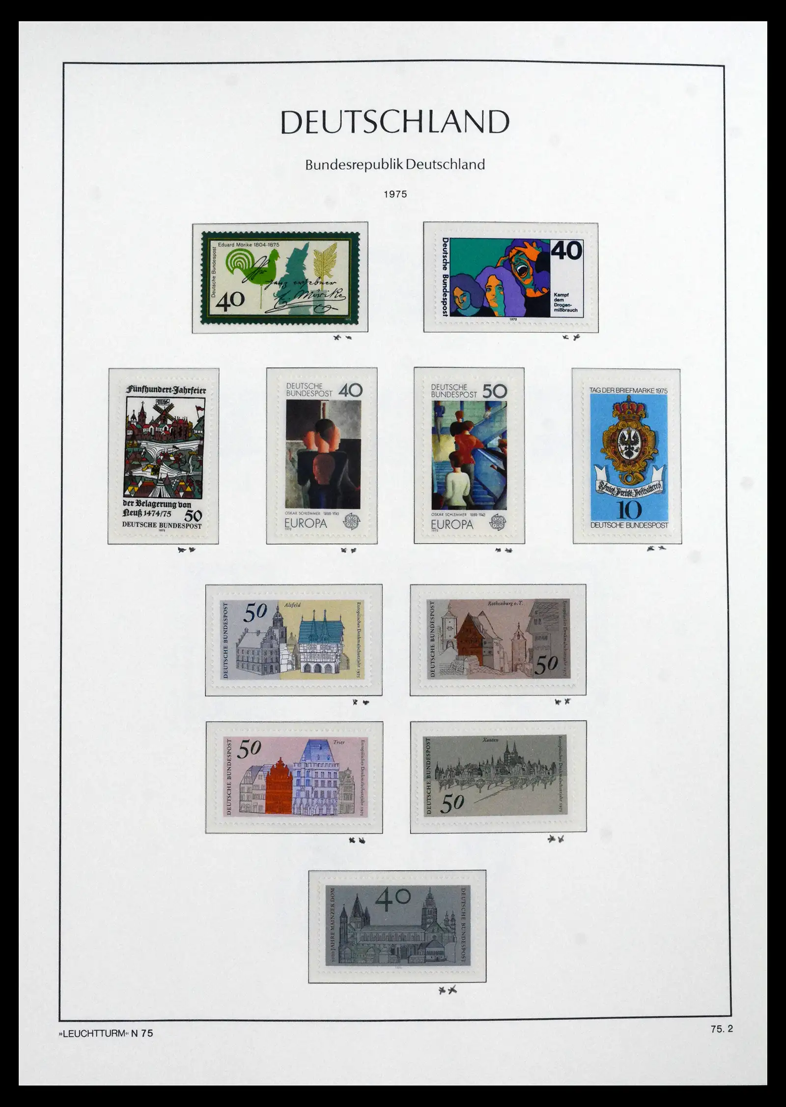 41704 0071 - Postzegelverzameling 41704 Bund compleet 1949-2022.