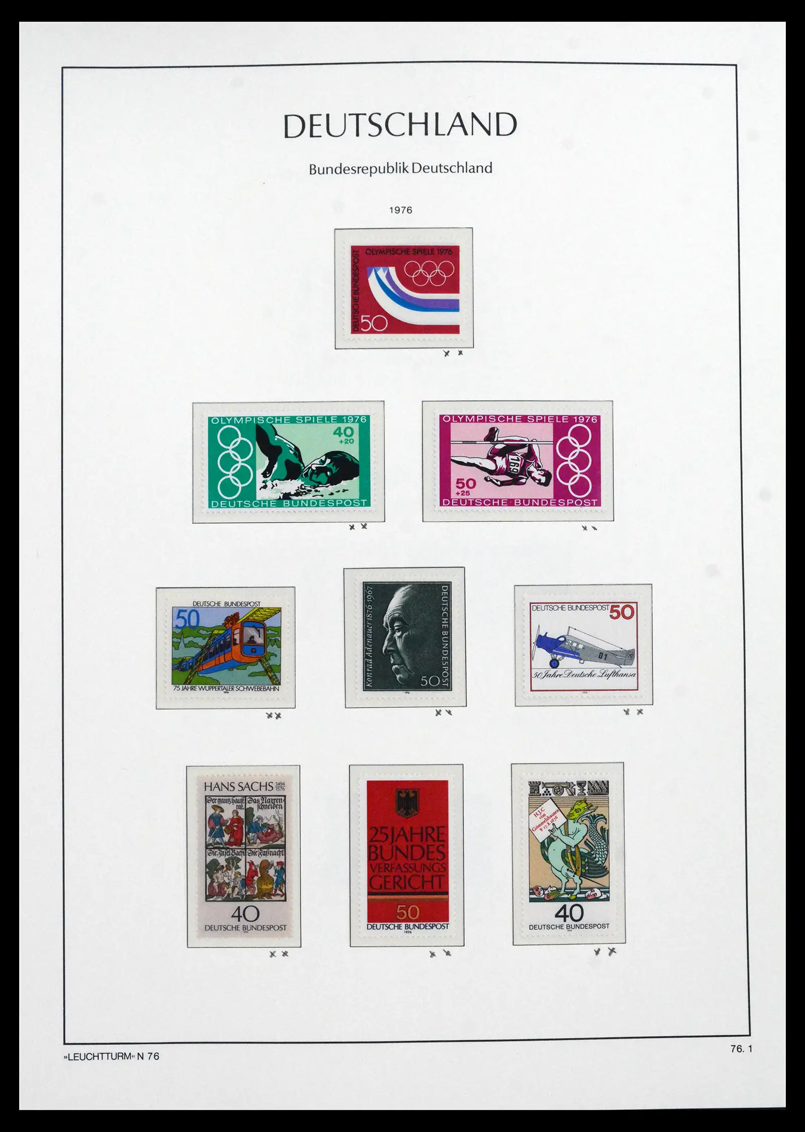 41704 0075 - Postzegelverzameling 41704 Bund compleet 1949-2022.