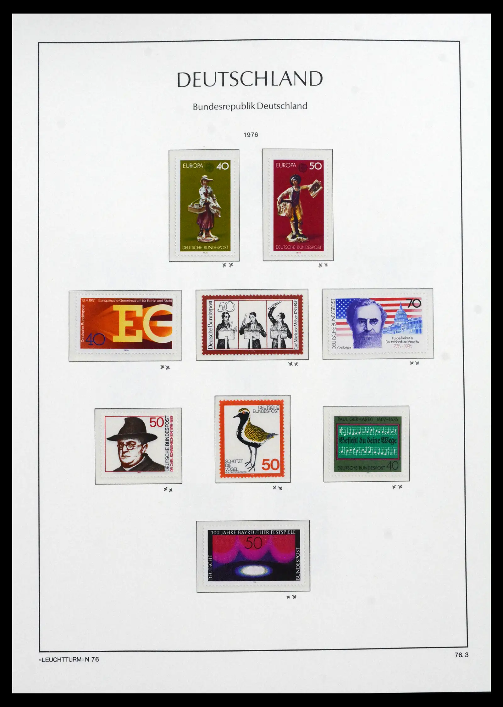 41704 0077 - Postzegelverzameling 41704 Bund compleet 1949-2022.