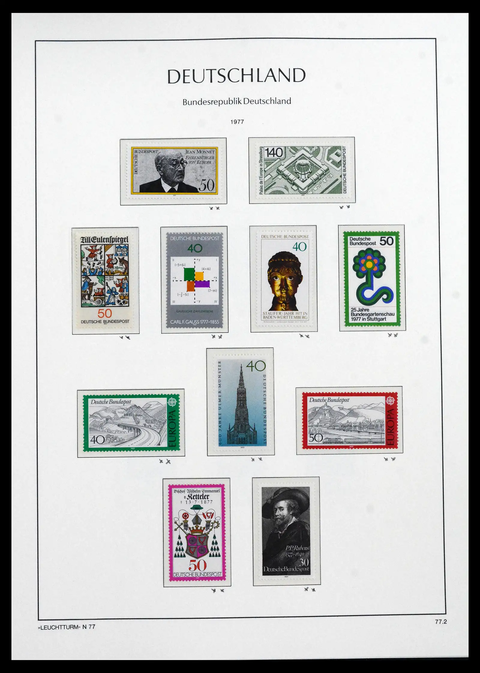 41704 0085 - Postzegelverzameling 41704 Bund compleet 1949-2022.