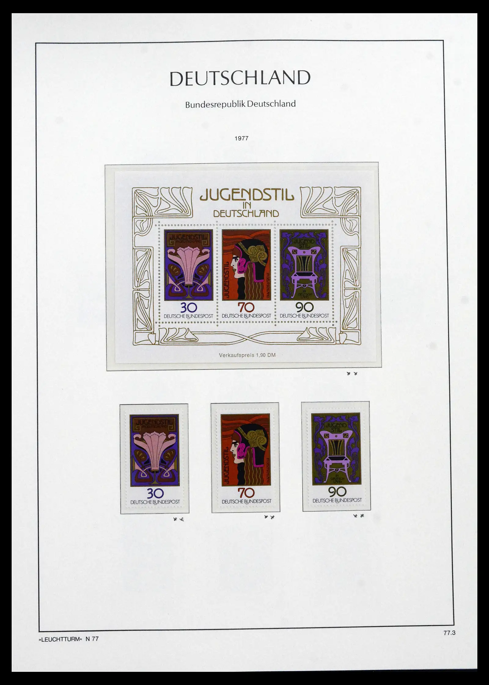 41704 0086 - Postzegelverzameling 41704 Bund compleet 1949-2022.