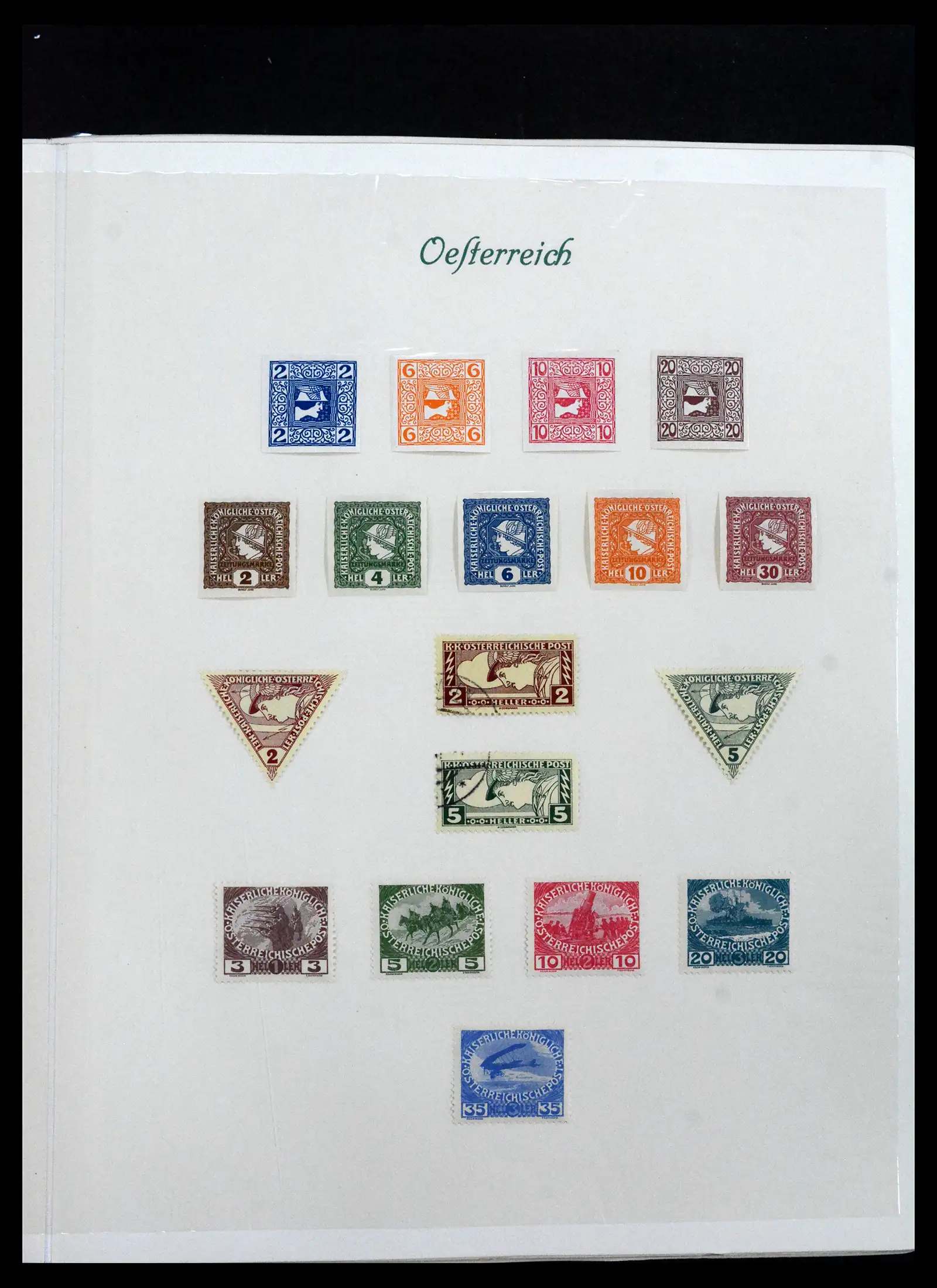 41705 0013 - Stamp collection 41705 Austria and territories complete 1850-1957.
