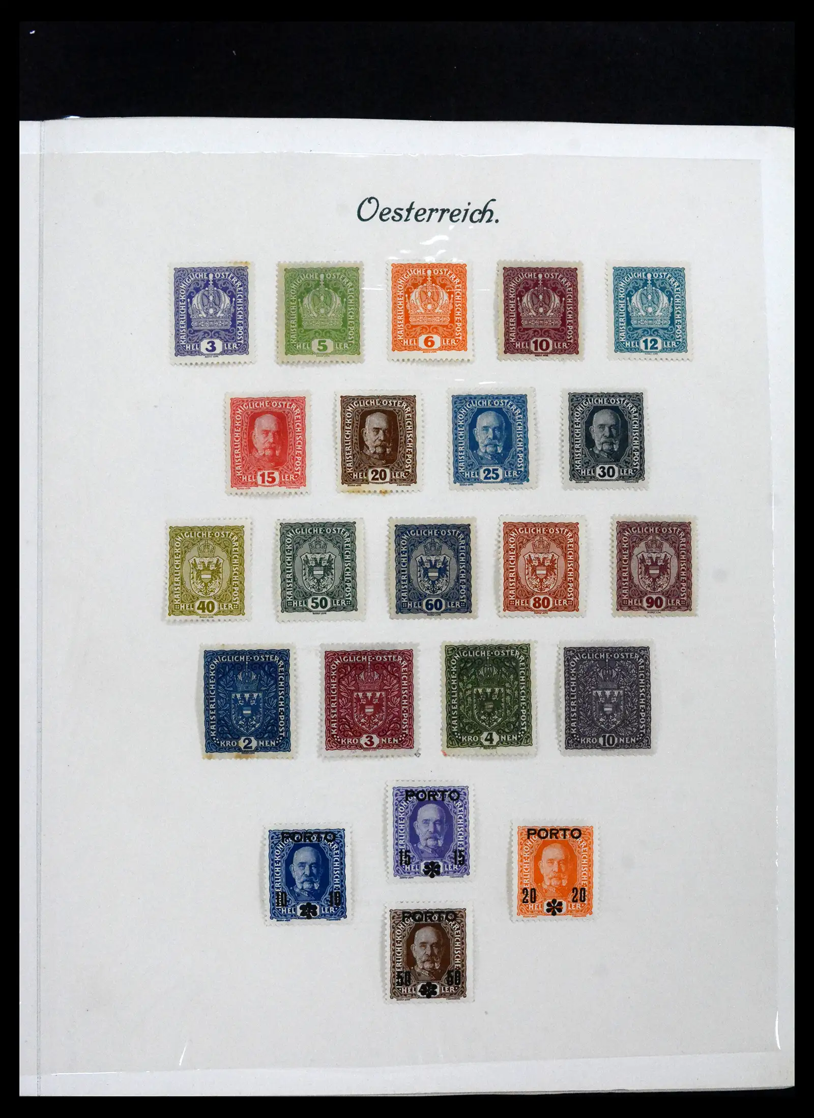 41705 0014 - Stamp collection 41705 Austria and territories complete 1850-1957.