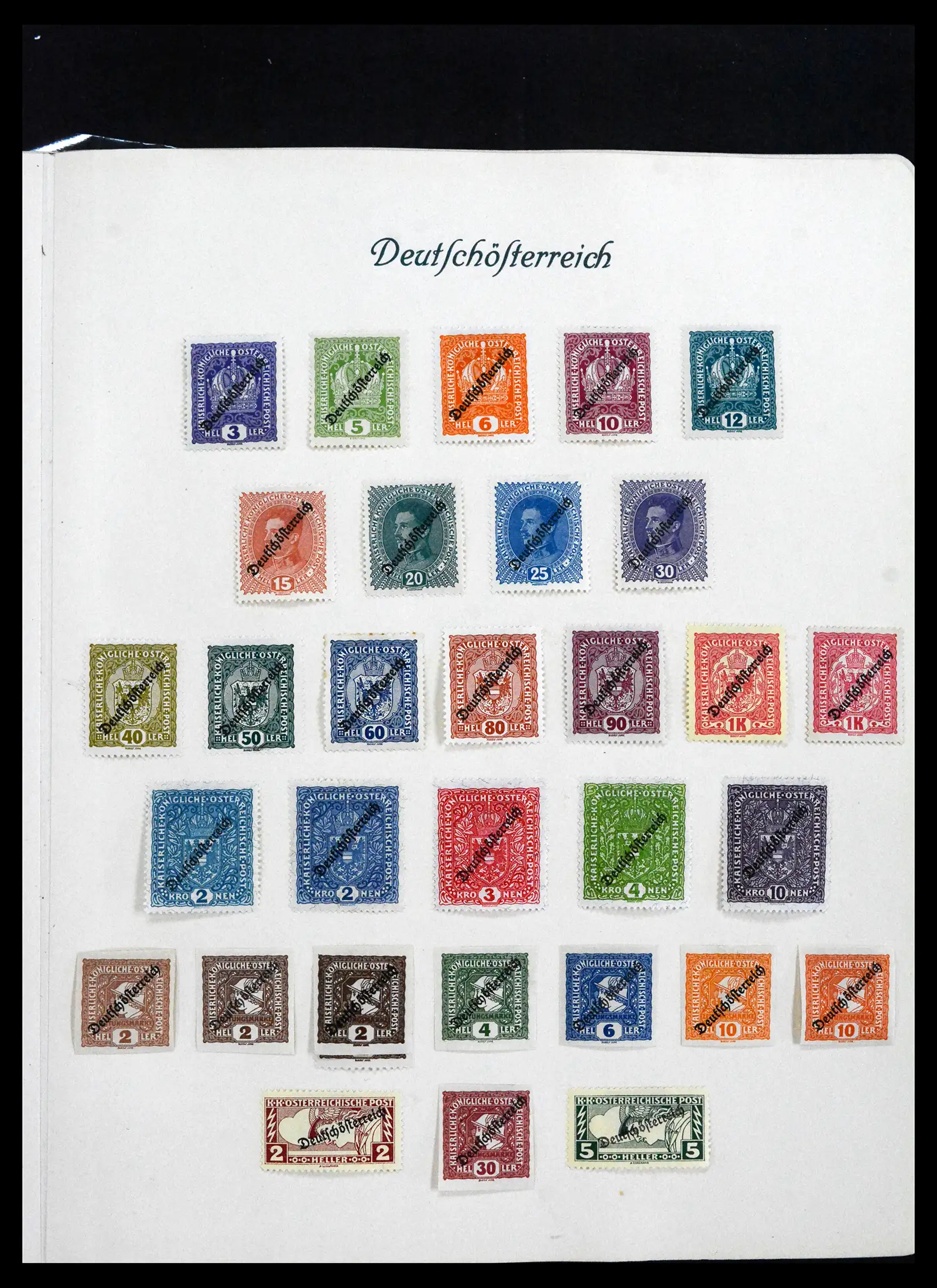 41705 0016 - Stamp collection 41705 Austria and territories complete 1850-1957.