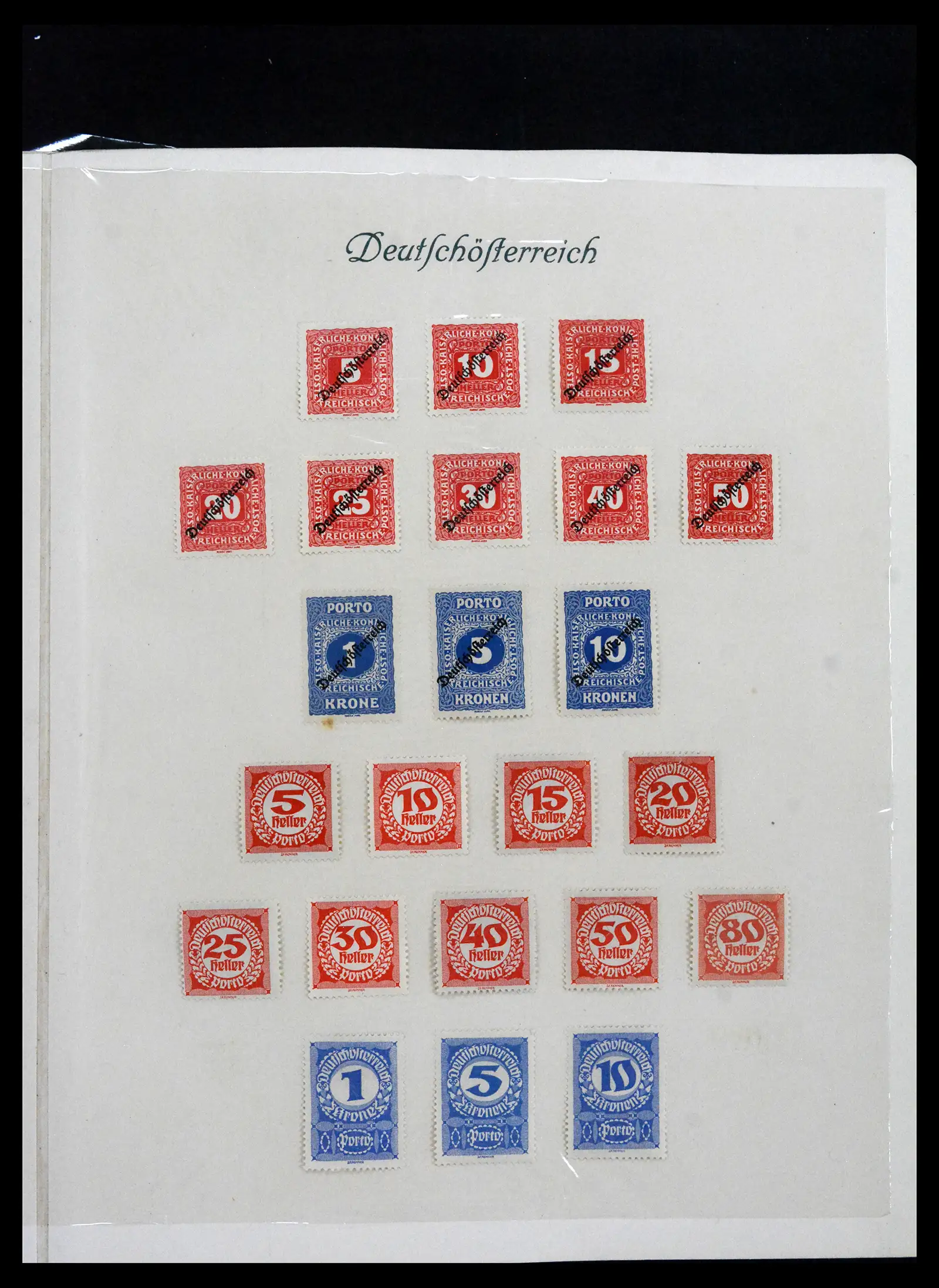 41705 0017 - Stamp collection 41705 Austria and territories complete 1850-1957.