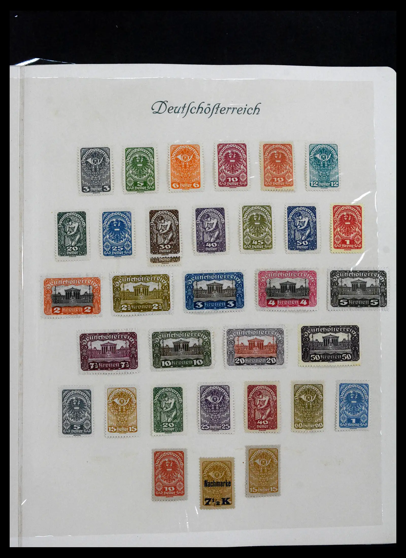 41705 0019 - Stamp collection 41705 Austria and territories complete 1850-1957.