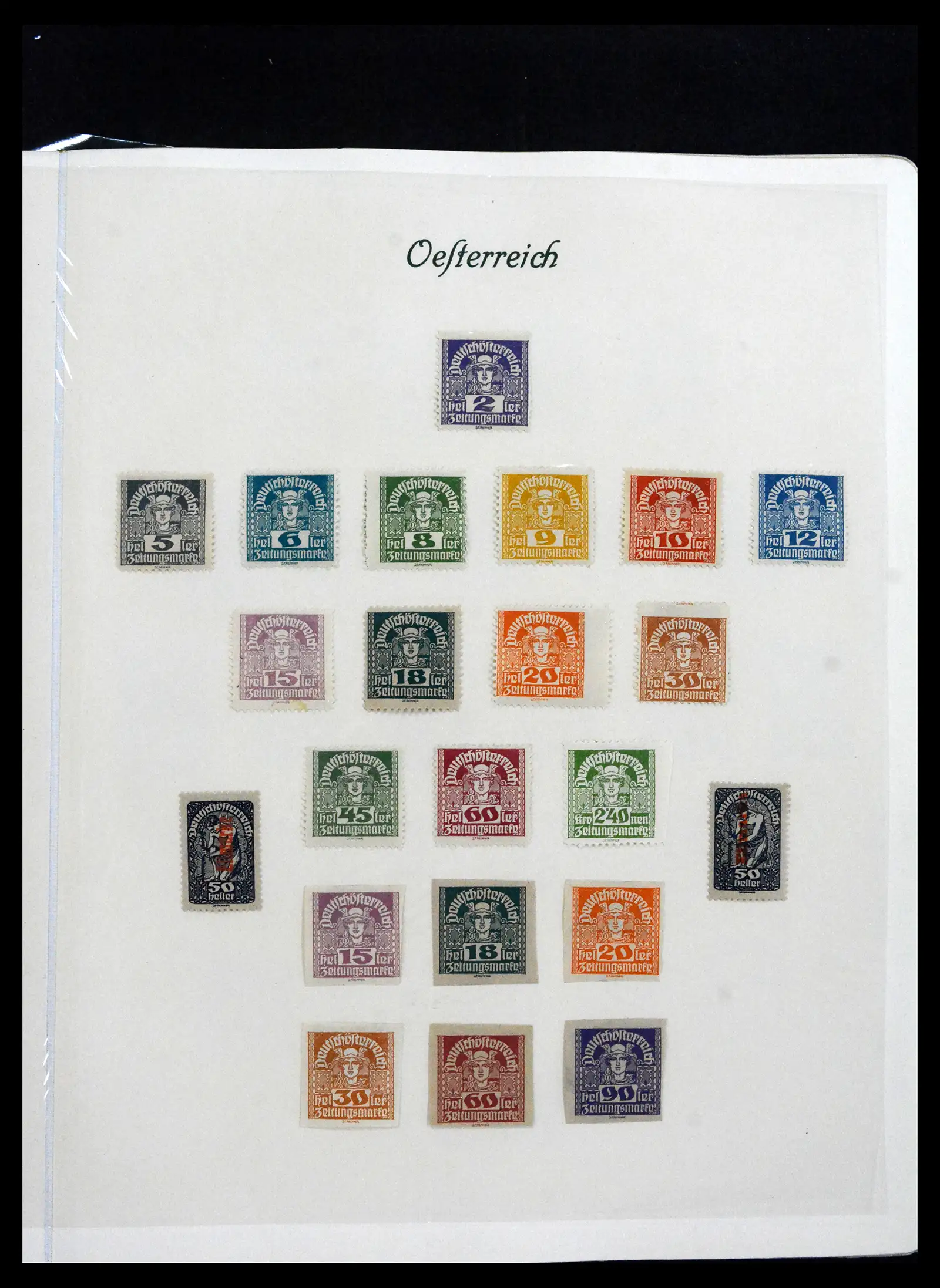41705 0021 - Stamp collection 41705 Austria and territories complete 1850-1957.