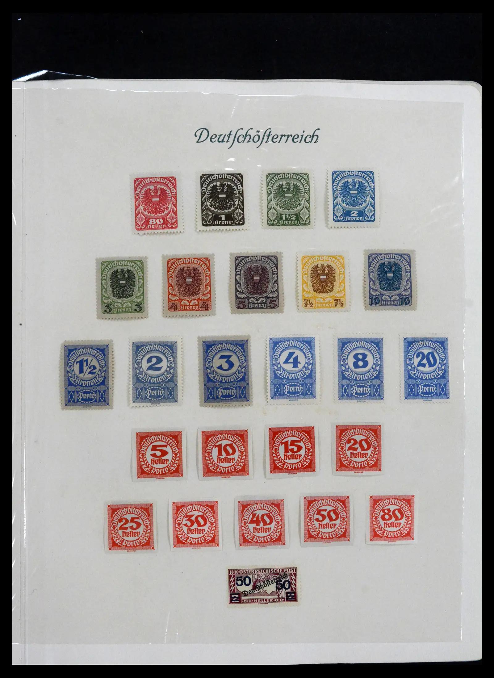 41705 0022 - Stamp collection 41705 Austria and territories complete 1850-1957.