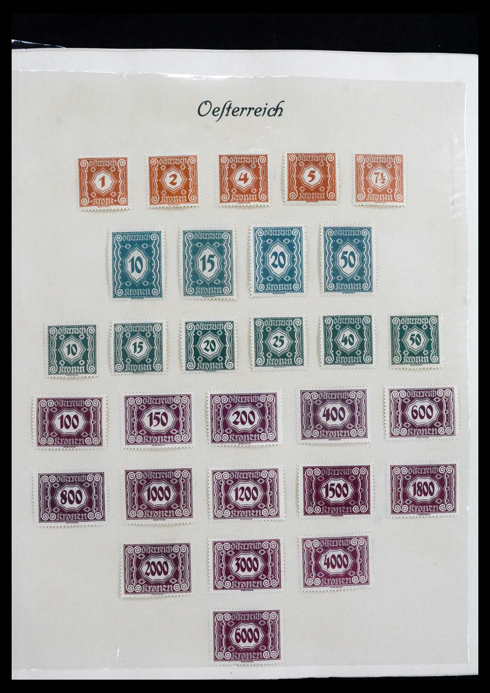 41705 0031 - Stamp collection 41705 Austria and territories complete 1850-1957.